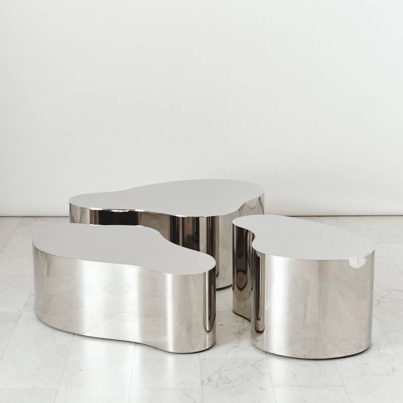Américain Table basse de forme libre B de Karl Springer LTD, États-Unis, 2016 en vente
