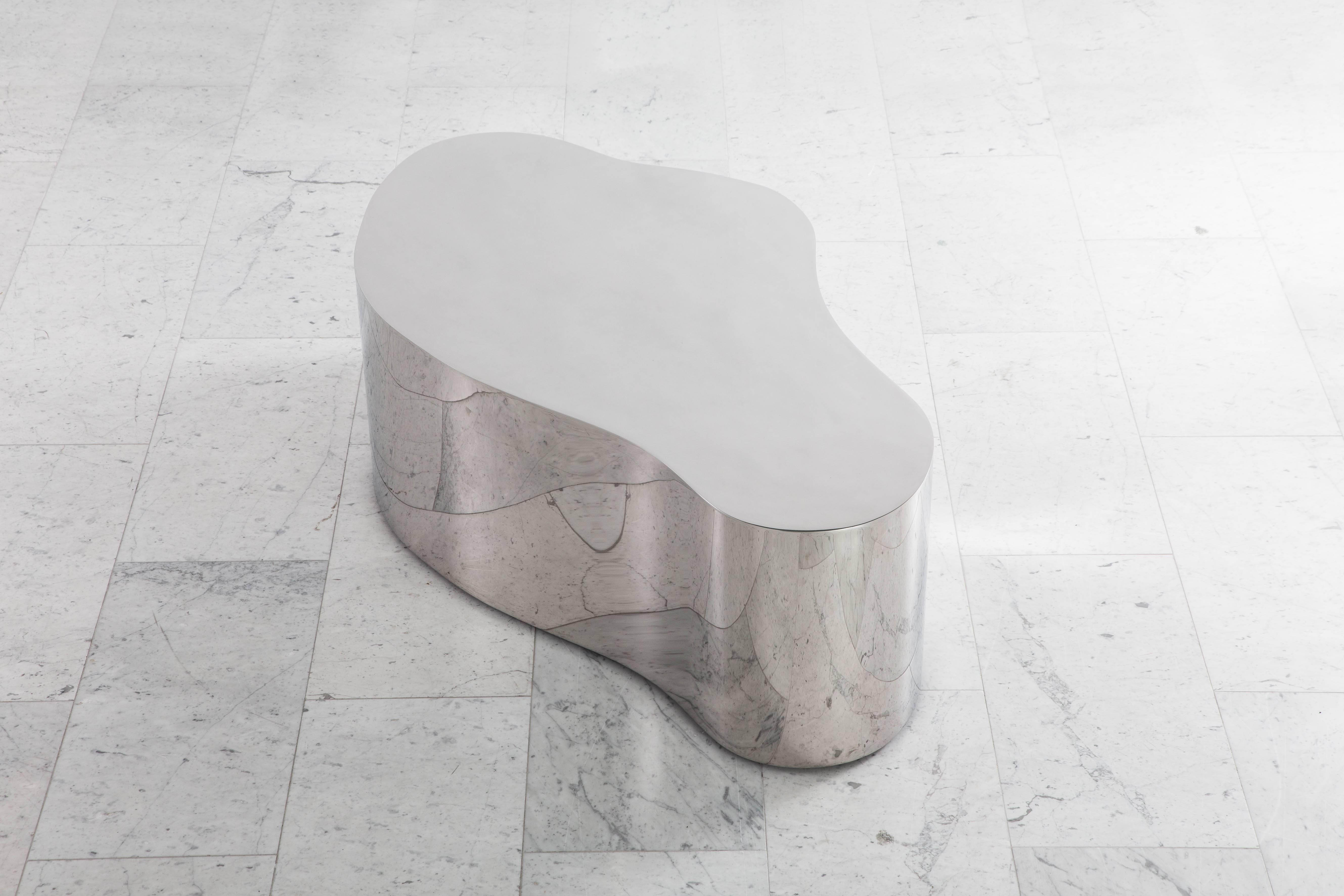 Poli Table basse de forme libre B de Karl Springer LTD, États-Unis, 2016 en vente