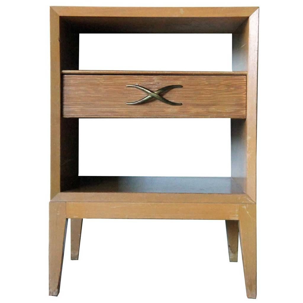 Mid-20th Century American Paul T. Frankl for Brown-Saltman Mid-Century Modern Nightstand For Sale