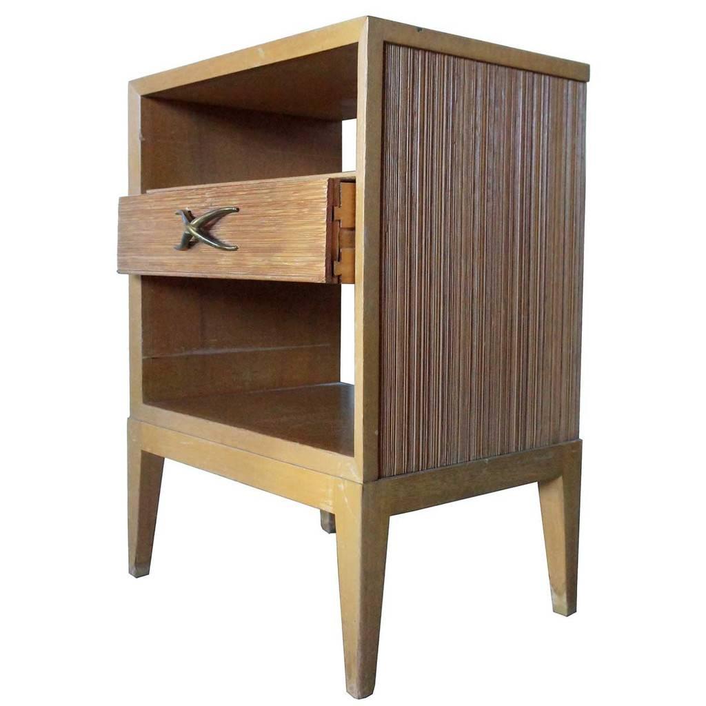 American Paul T. Frankl for Brown-Saltman Mid-Century Modern Nightstand In Good Condition For Sale In Denver, CO