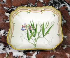 Royal Copenhagen Flora Danica Square Vegetable Dish