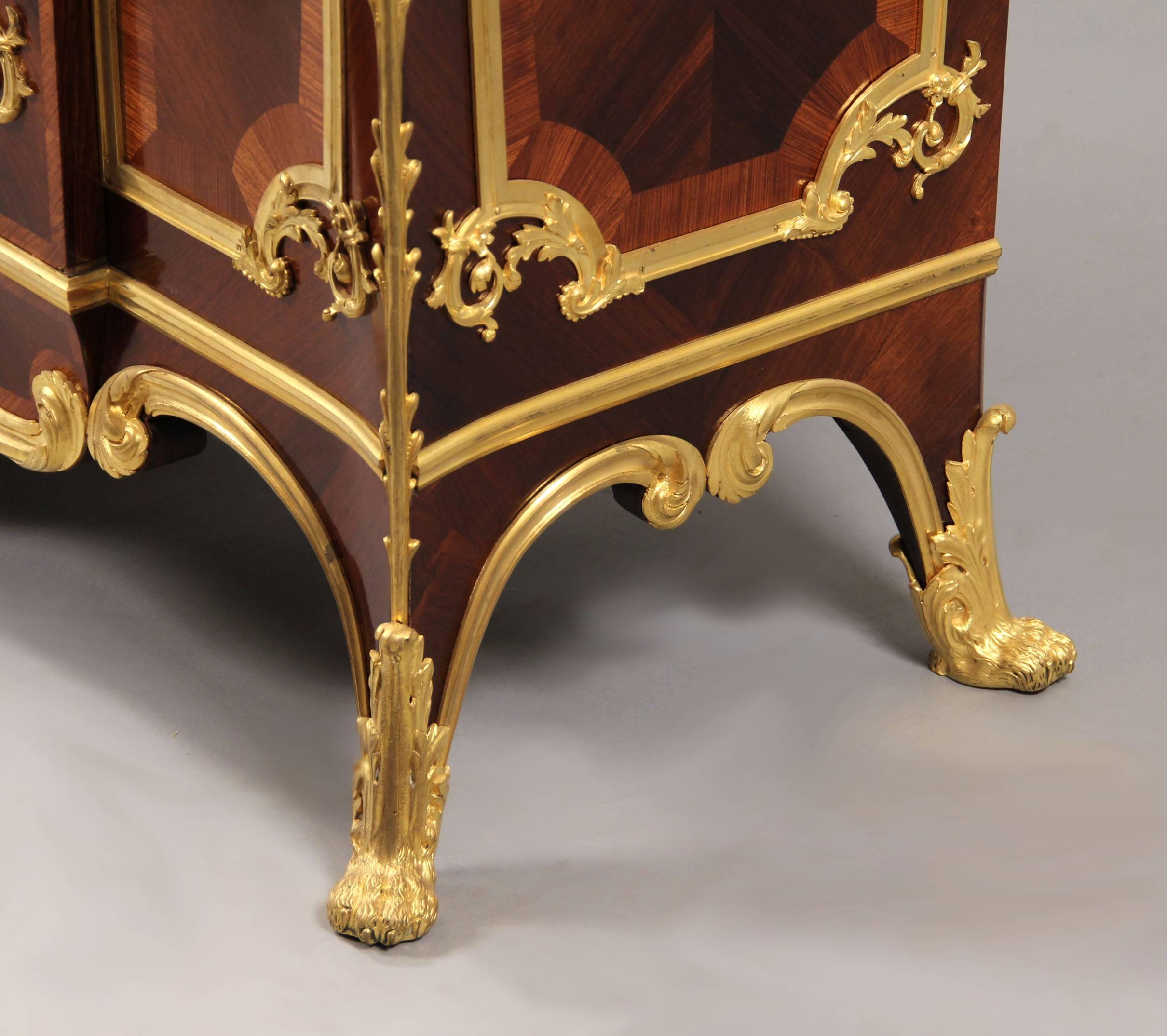 Fine 19th Century Gilt Bronze-Mounted Cabinet by Joseph Zwiener For Sale 2