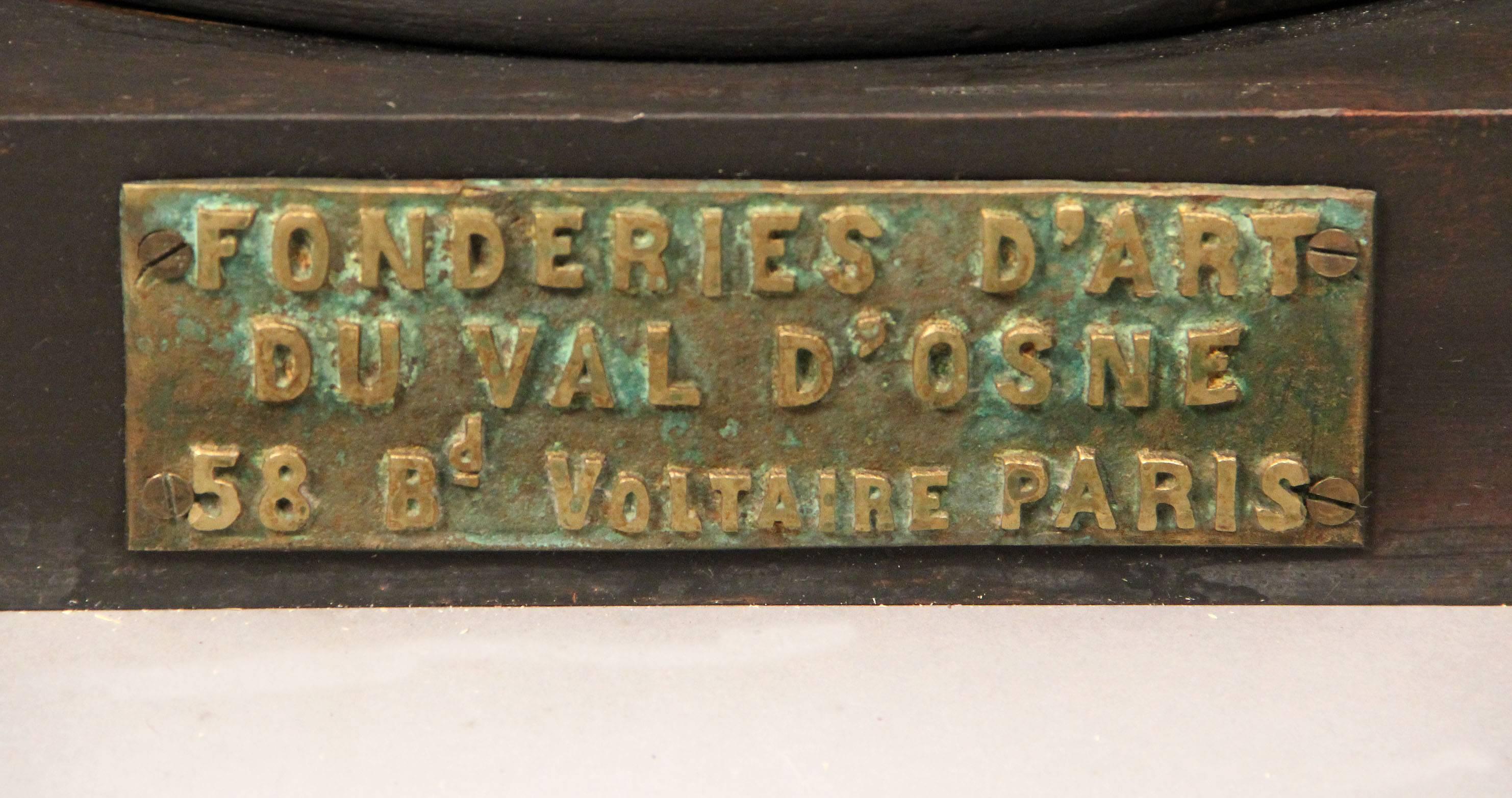 Great Pair of 19th Century Cast Iron Torchères, Fonderies D'art Du Val D'Osne 1