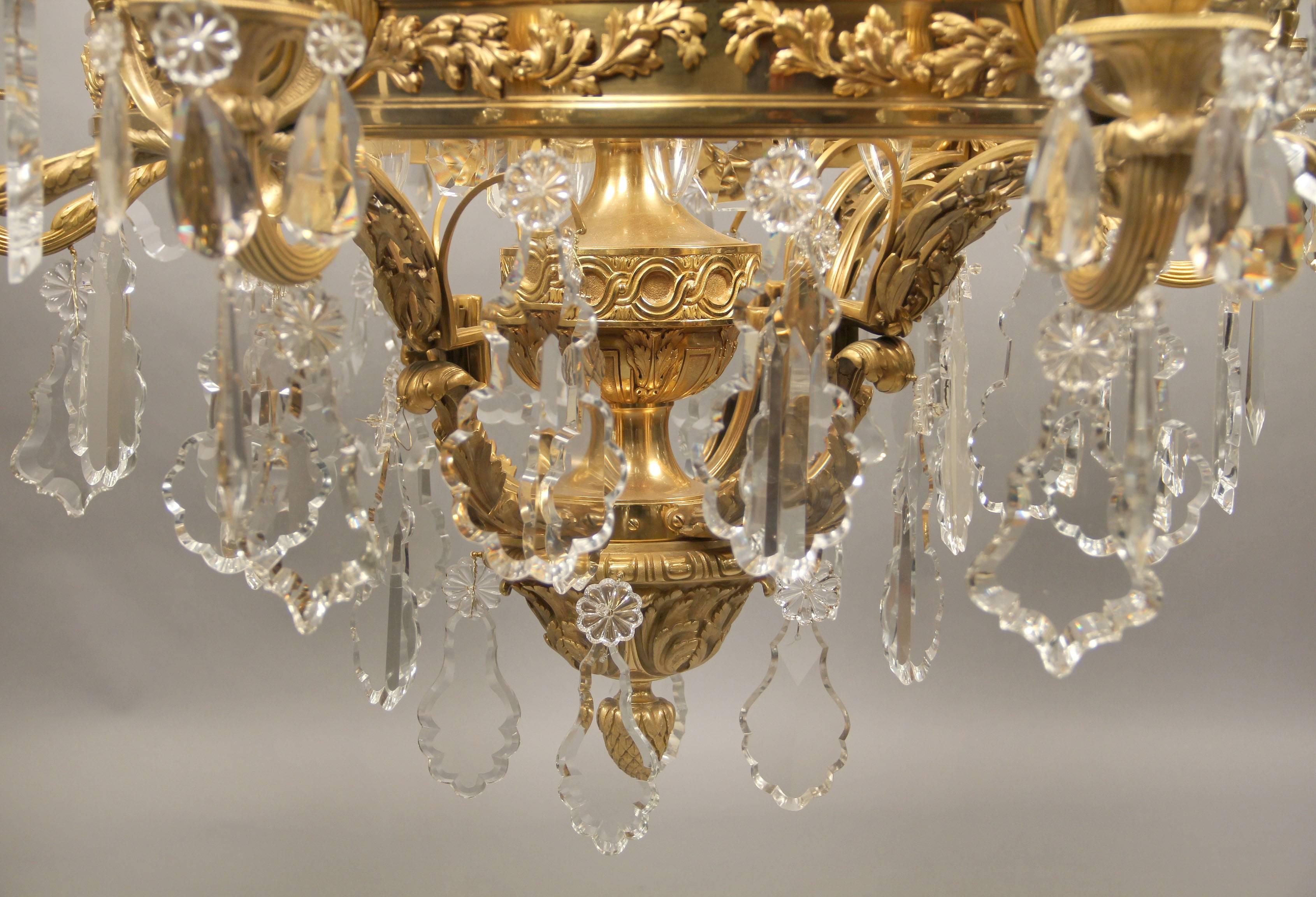 Bronze Unique Late 19th Century Regence Style Chandelier