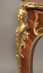 Prächtiger Lampentisch aus vergoldeter Bronze des späten 19. Jahrhunderts von François Linke