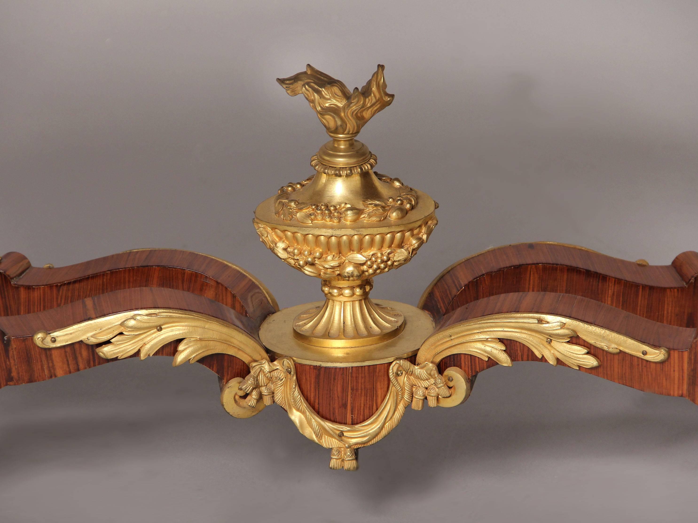 Marble Fantastic Late 19th Century Gilt Bronze Mounted Centre Table by François Linke For Sale