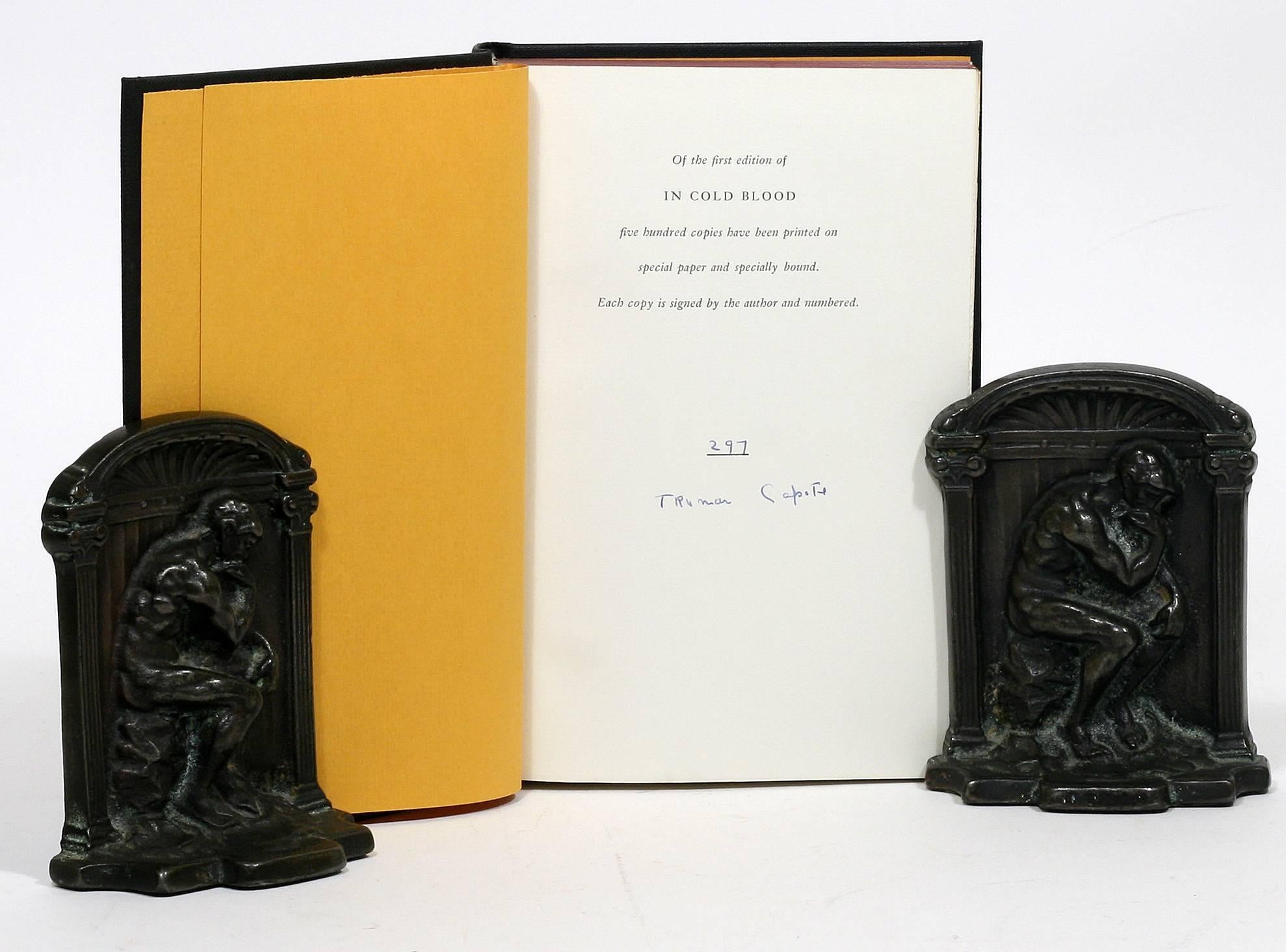 Signed limited first edition of Capote's masterpiece, one of only 500 copies signed by Capote.

