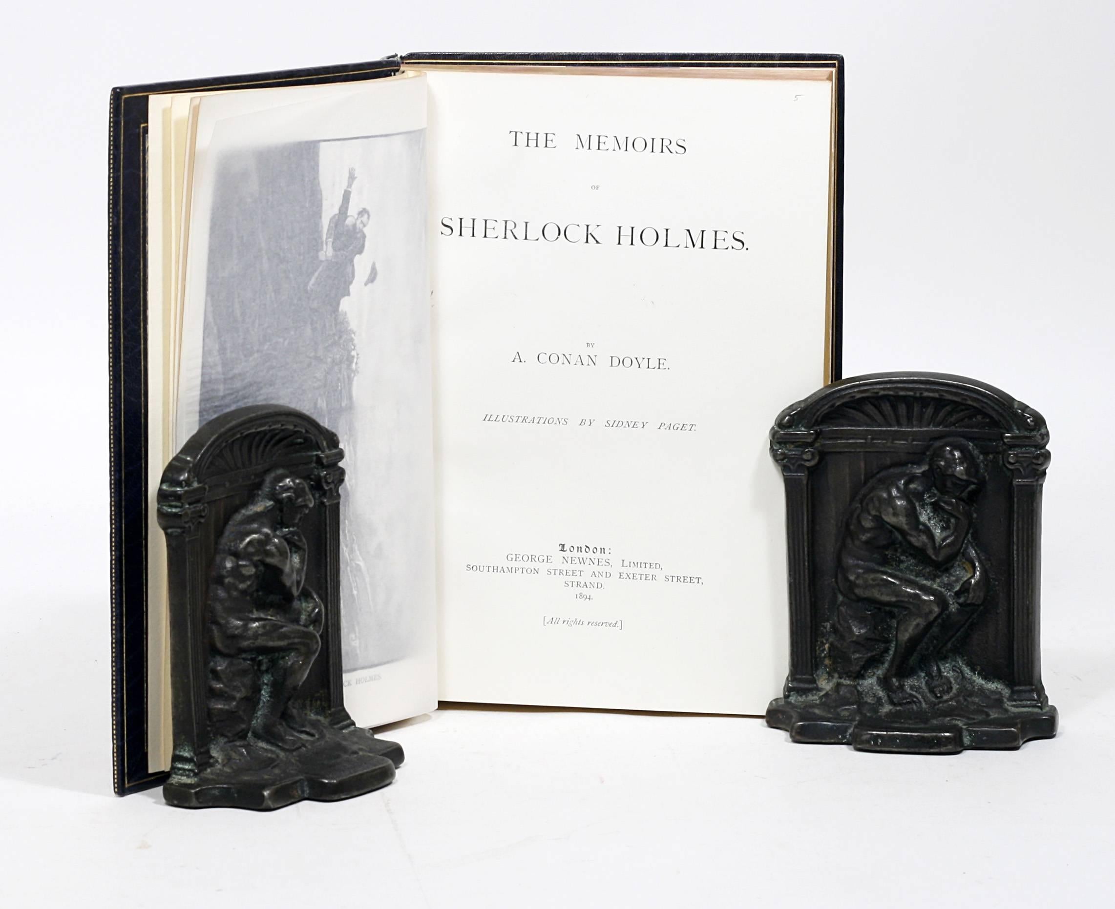 English A.C. Doyle: the Memoirs of Sherlock Holmes, First Edition in Stunning Binding