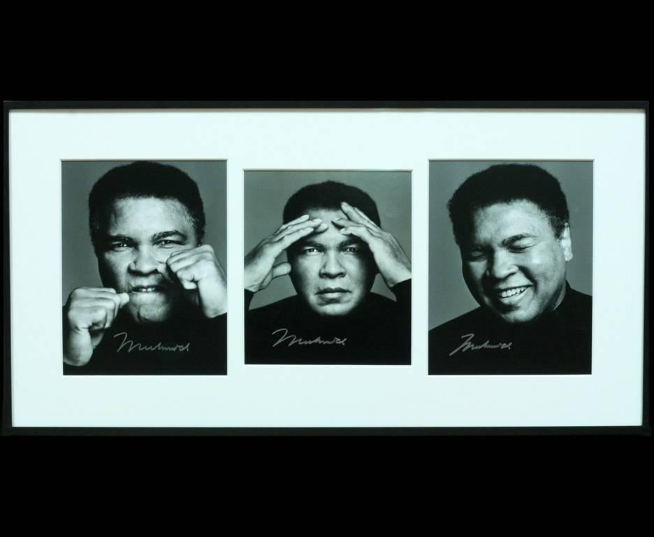 Iconic Photographs of Muhammad Ali, the Only Set Signed by Ali In Excellent Condition In New York, NY