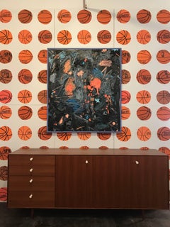 George Nelson Walnut Thin Edge Credenza by Herman Miller