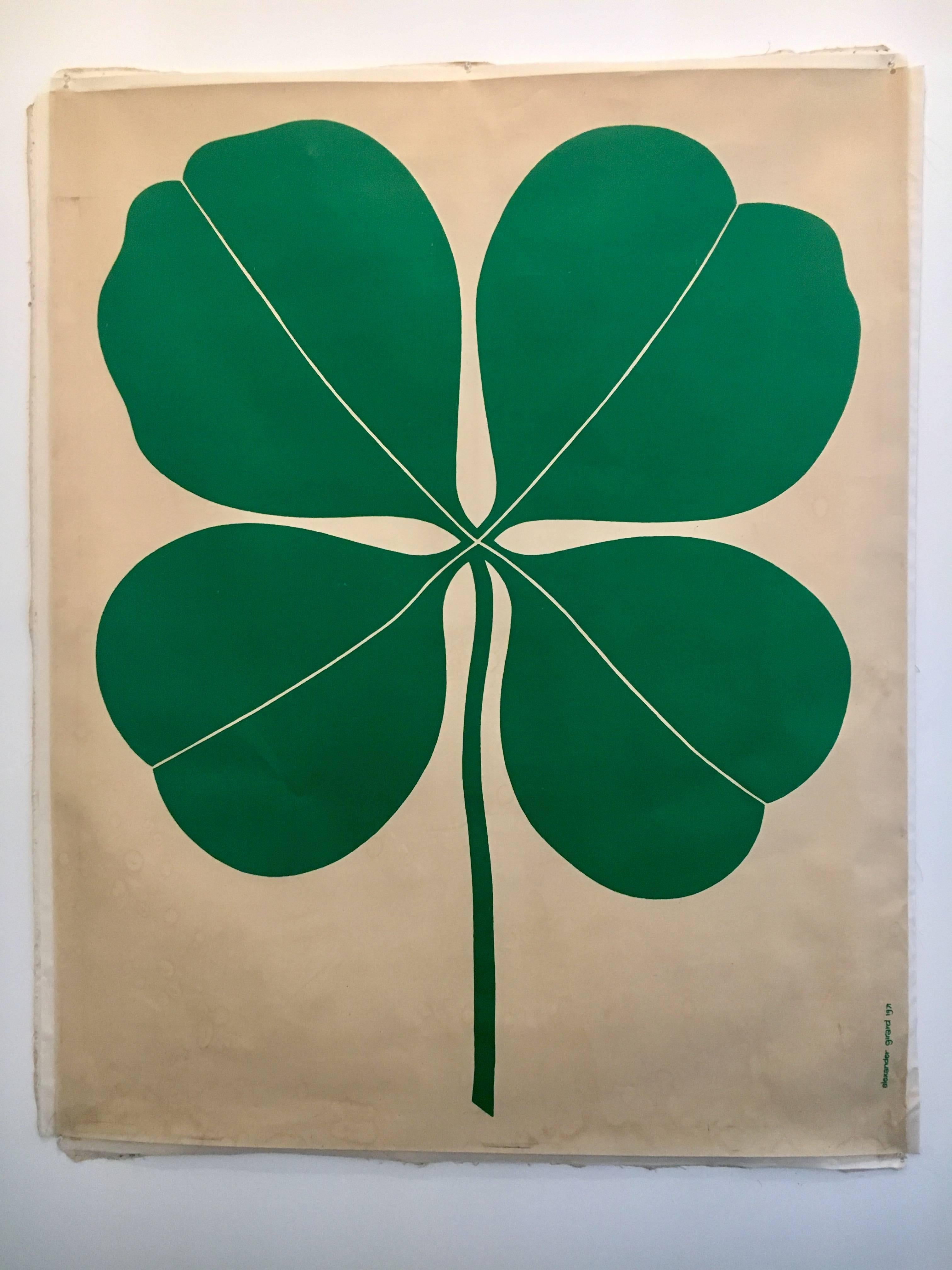 One of Girard's rarest and iconic images, Environmental enrichment panel "Clover" designed by Alexander Girard for Herman Miller in 1972.

           