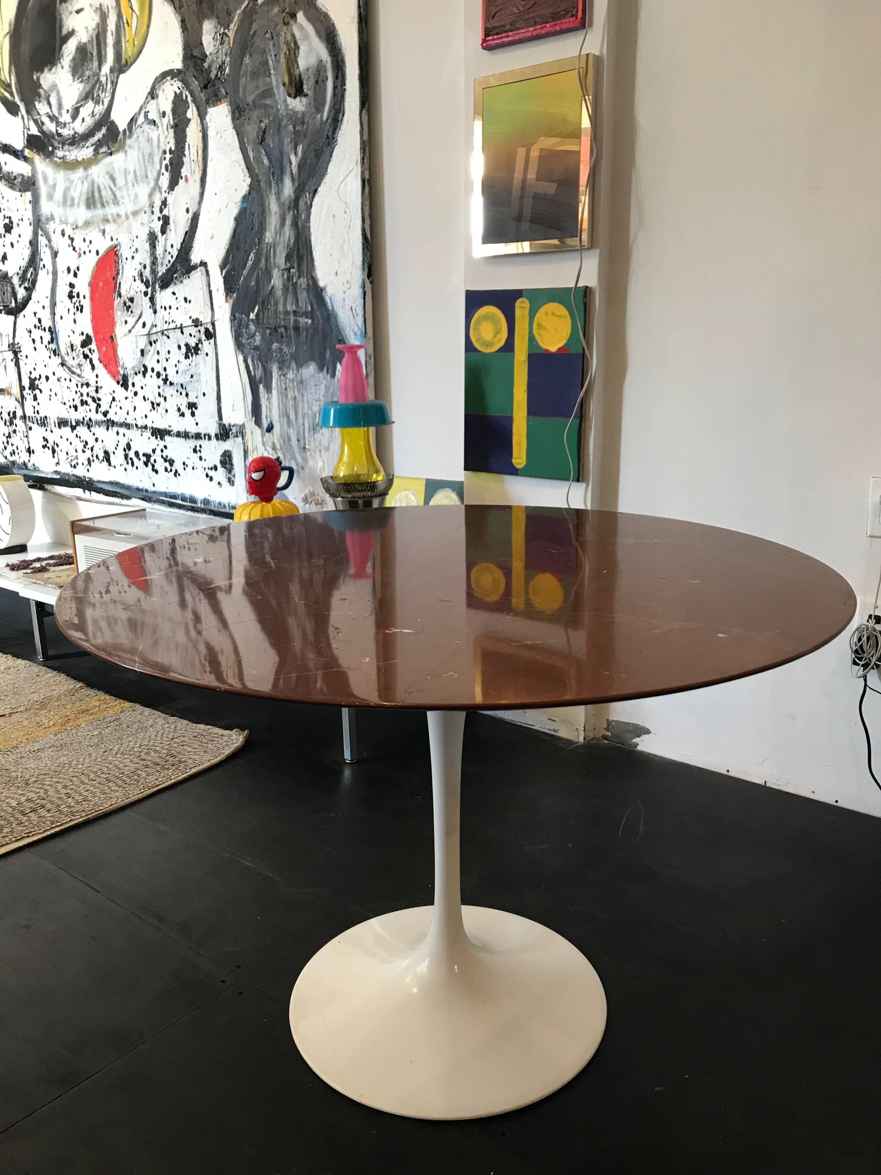 Eero Saarinen Marble Tulip Table Knoll 1