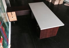 George Nelson Walnut Executive Desk Herman Miller, 1950