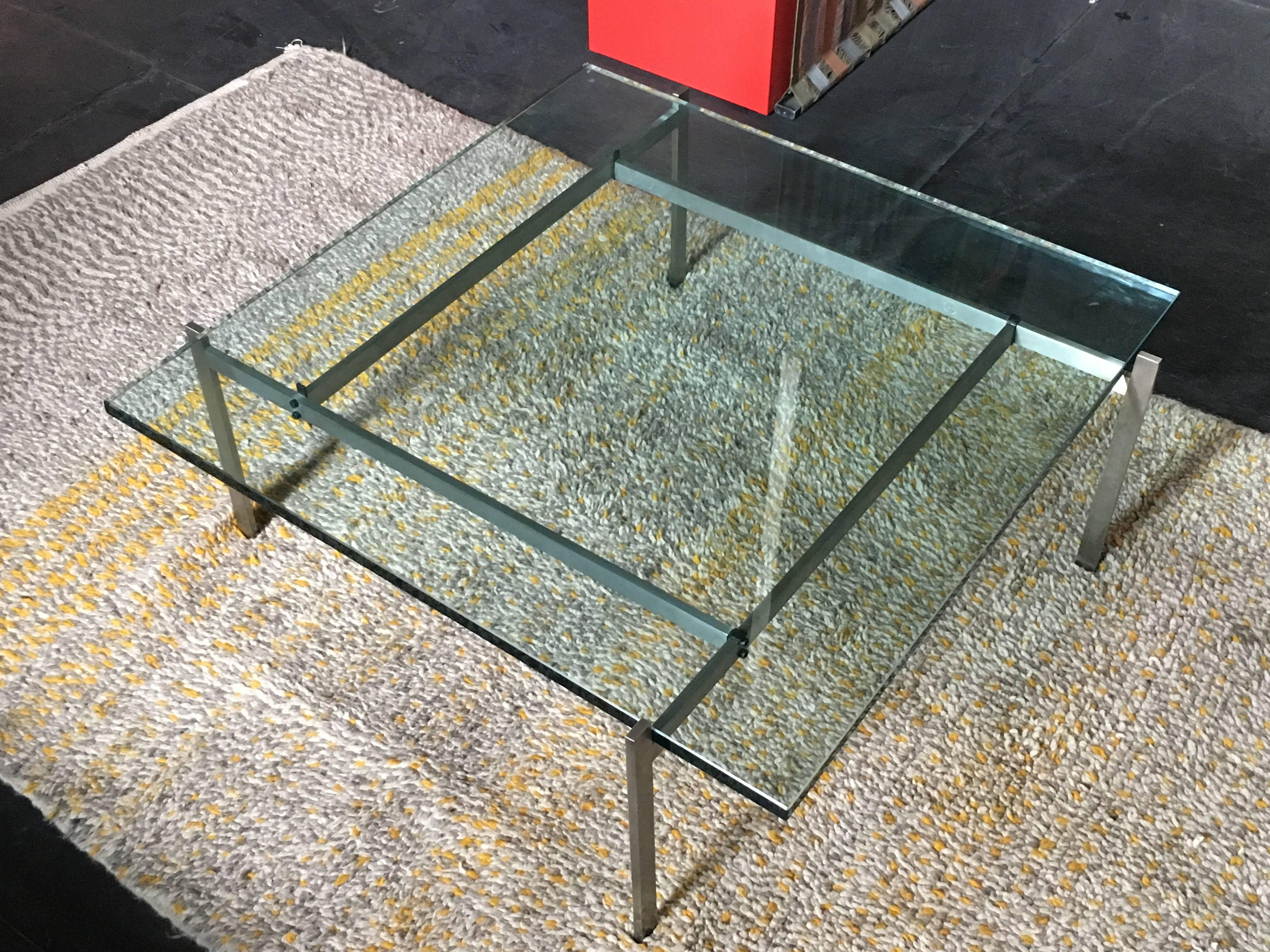 Poul Kjaerholm PK61 Coffee Table Fritz Hansen In Excellent Condition In Brooklyn, NY