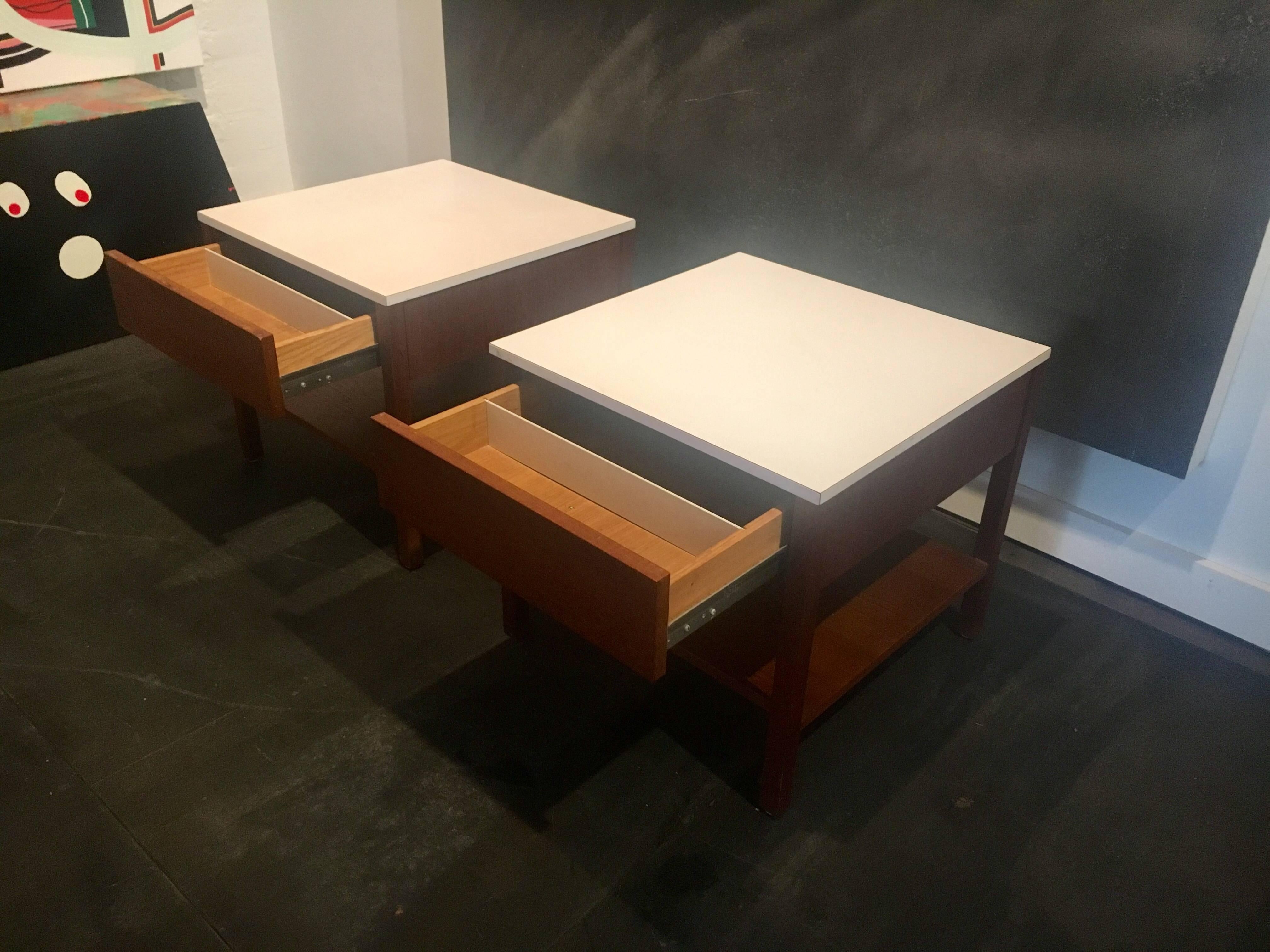 Florence Knoll Nightstands End-Tables, Knoll, 1959 In Good Condition In Brooklyn, NY