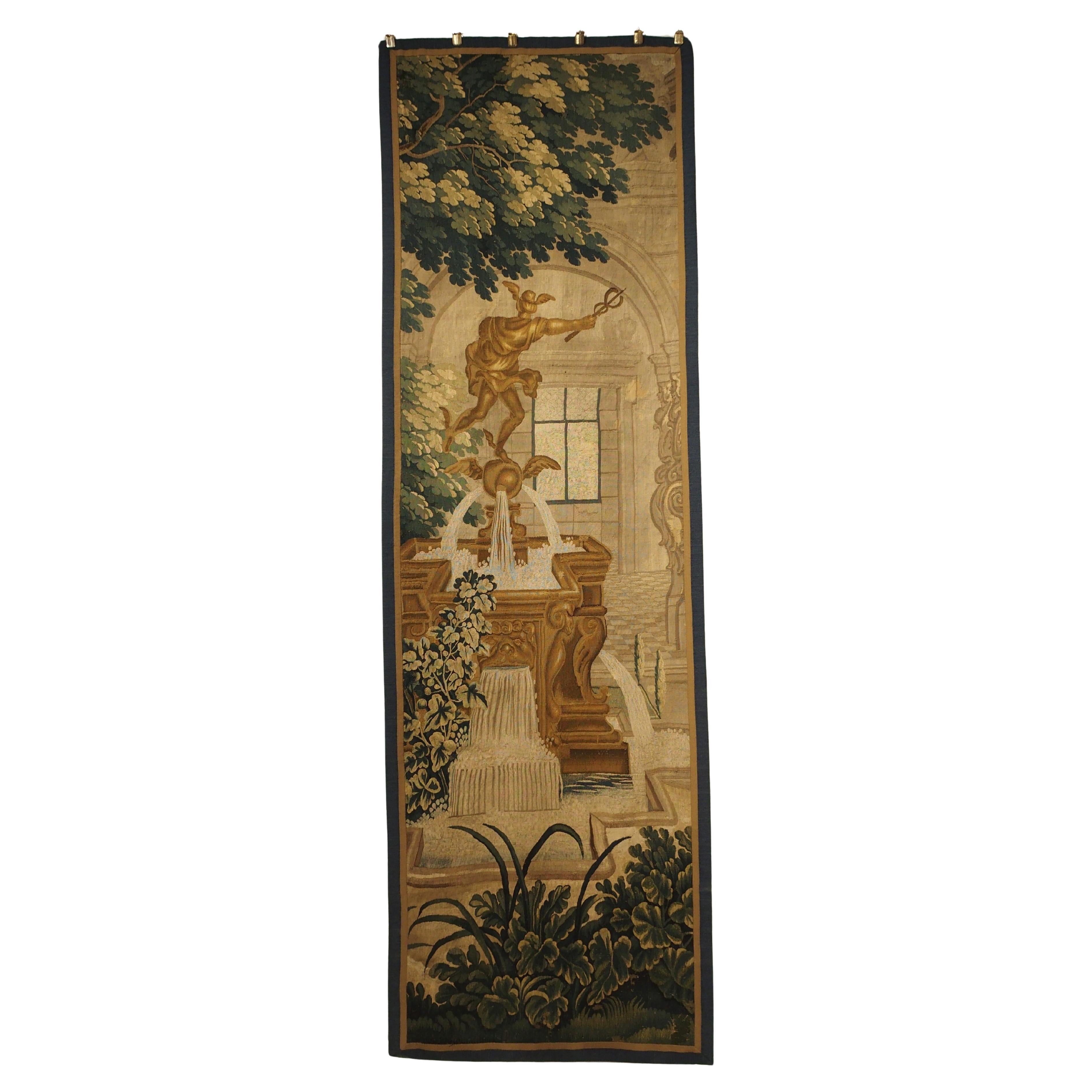 Frammento di arazzo del XVII secolo proveniente da Bruxelles