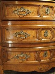 Rare 18th Century Commode with Side Doors Walnut, Rhone Valley, France