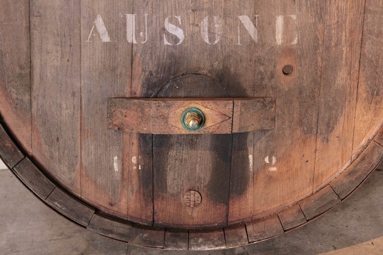 french wine barrels