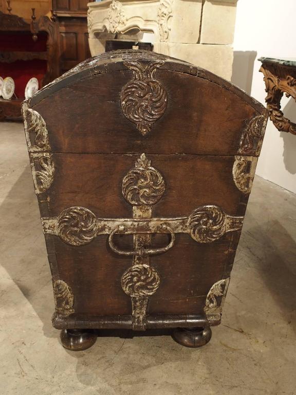 Antique German Baroque Trunk with Iron Strapping at 1stDibs antique german trunk, german