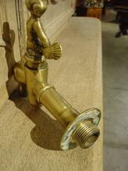 Antique Bronze "Triton" Spout from France, circa 1880