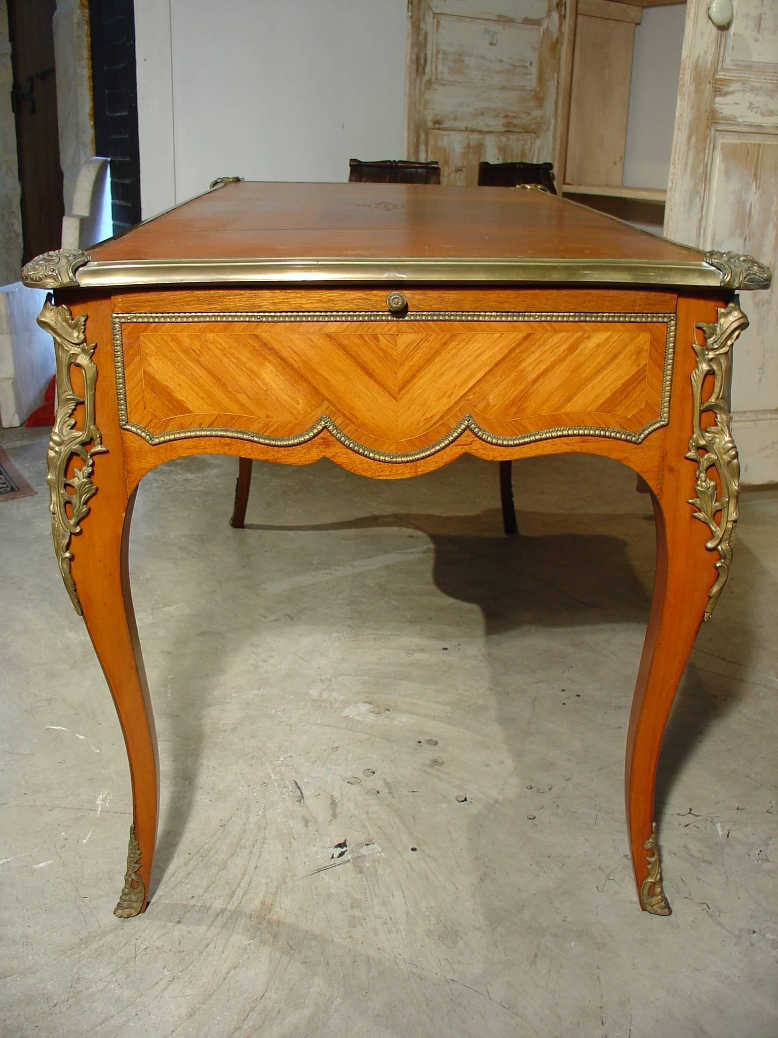 Antique Louis XV Style Bureau Plat 2