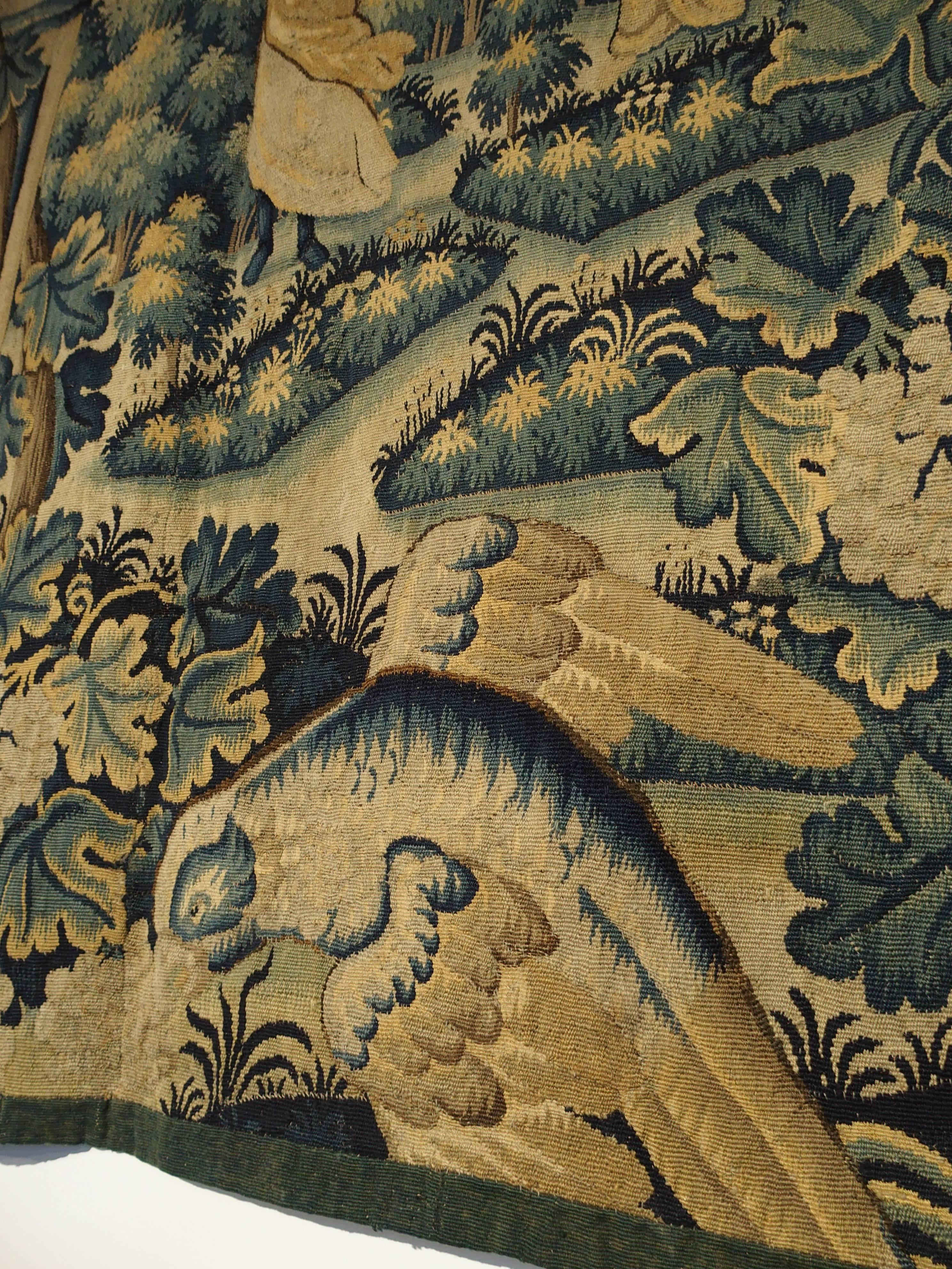 17th Century Tapestry Fragment from Flanders 1