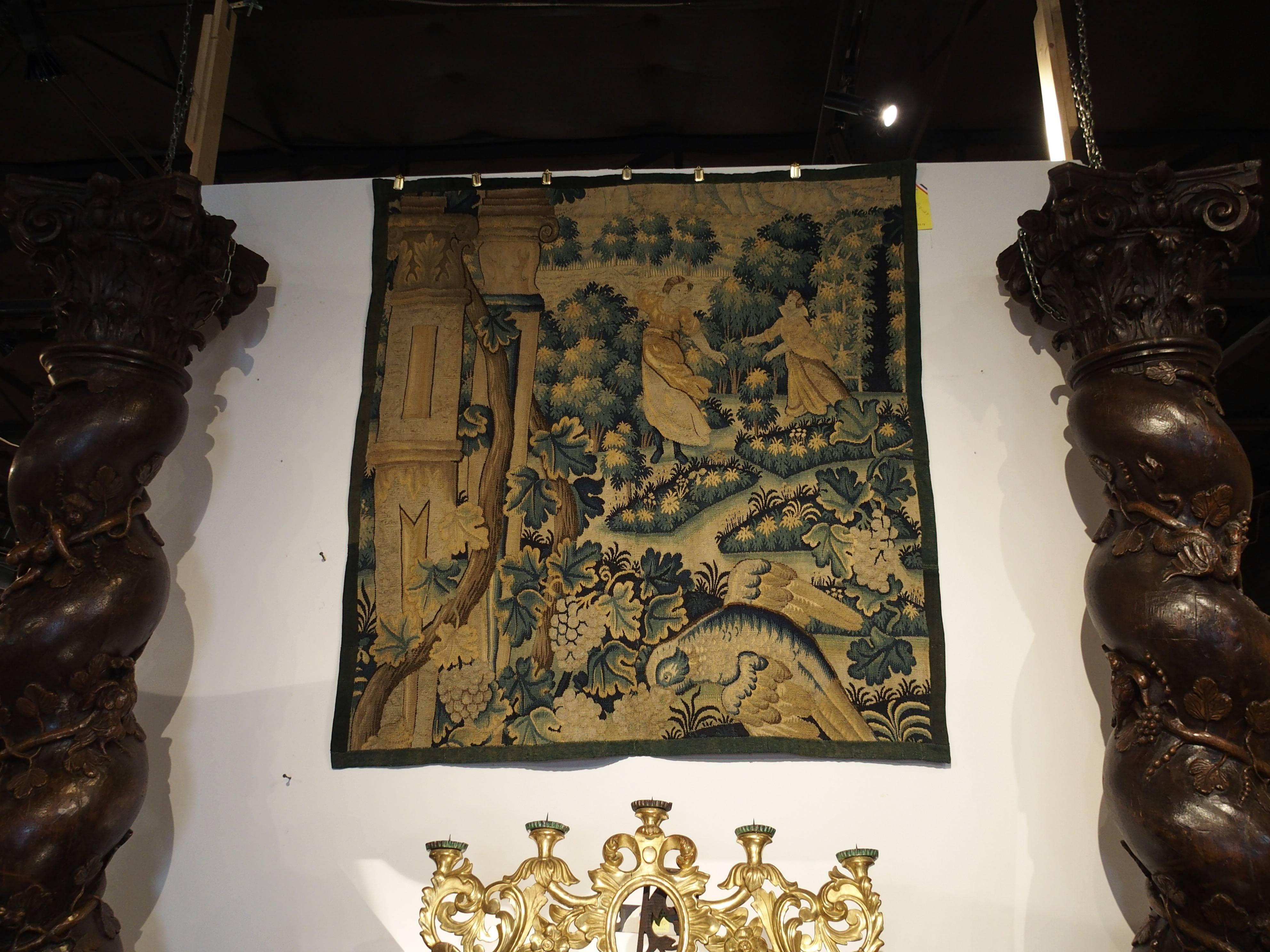 17th Century Tapestry Fragment from Flanders 2