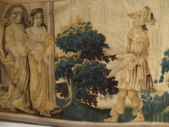 Antique Tapestry Fragment from Flanders, 1600s