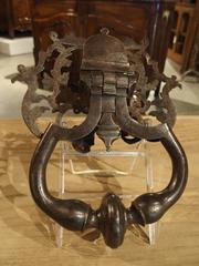 18th Century Iron Door Knocker from France