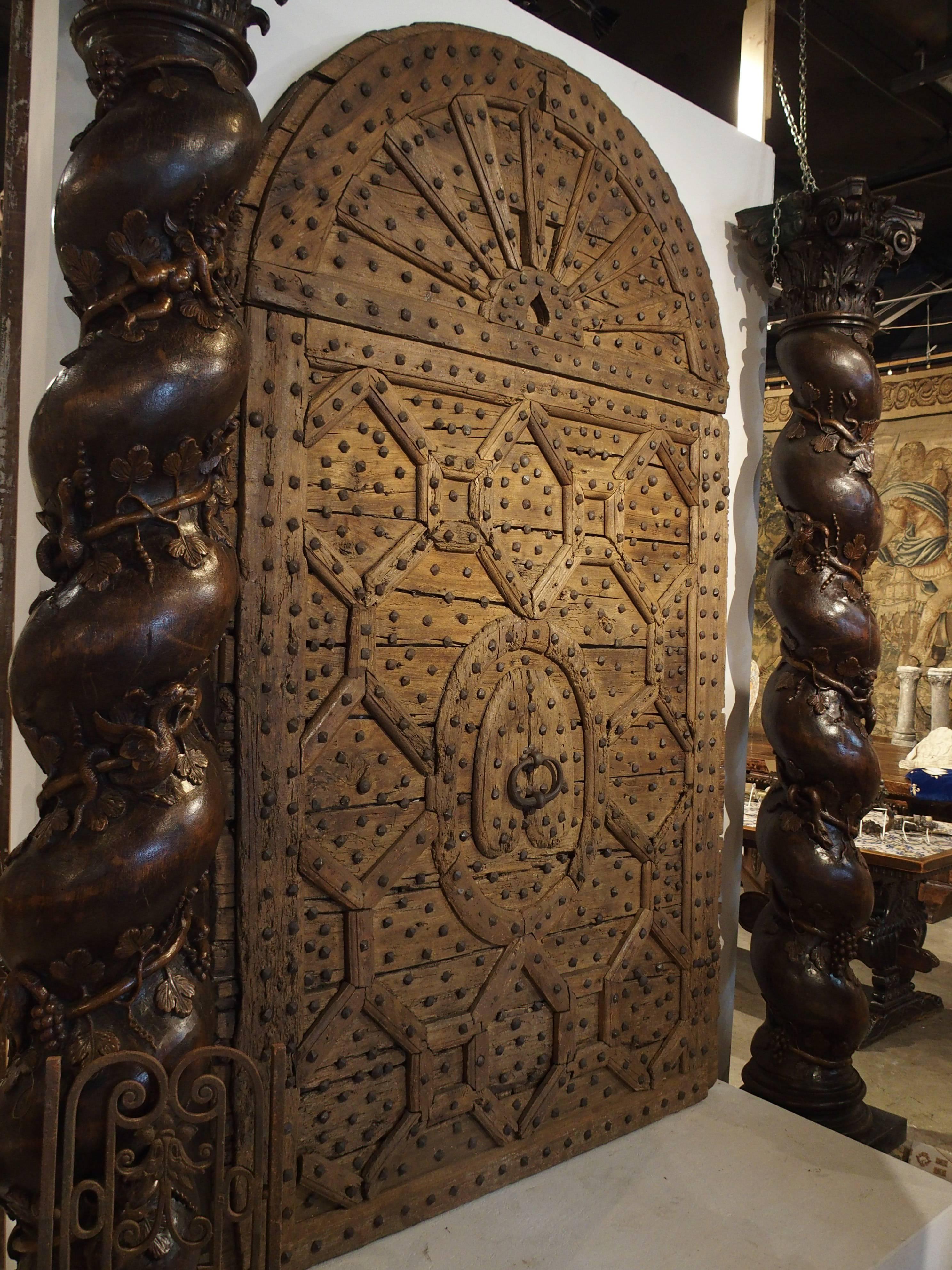 Spanish Magnificent 17th Century Monastery Door from Spain