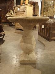 A Small French Limestone Side or Center Table