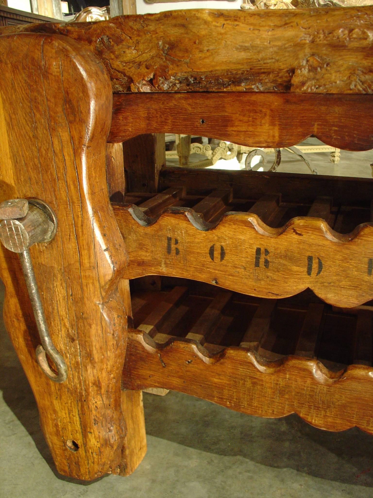 French 'Bordeaux' Workbench Wine Carrier from France