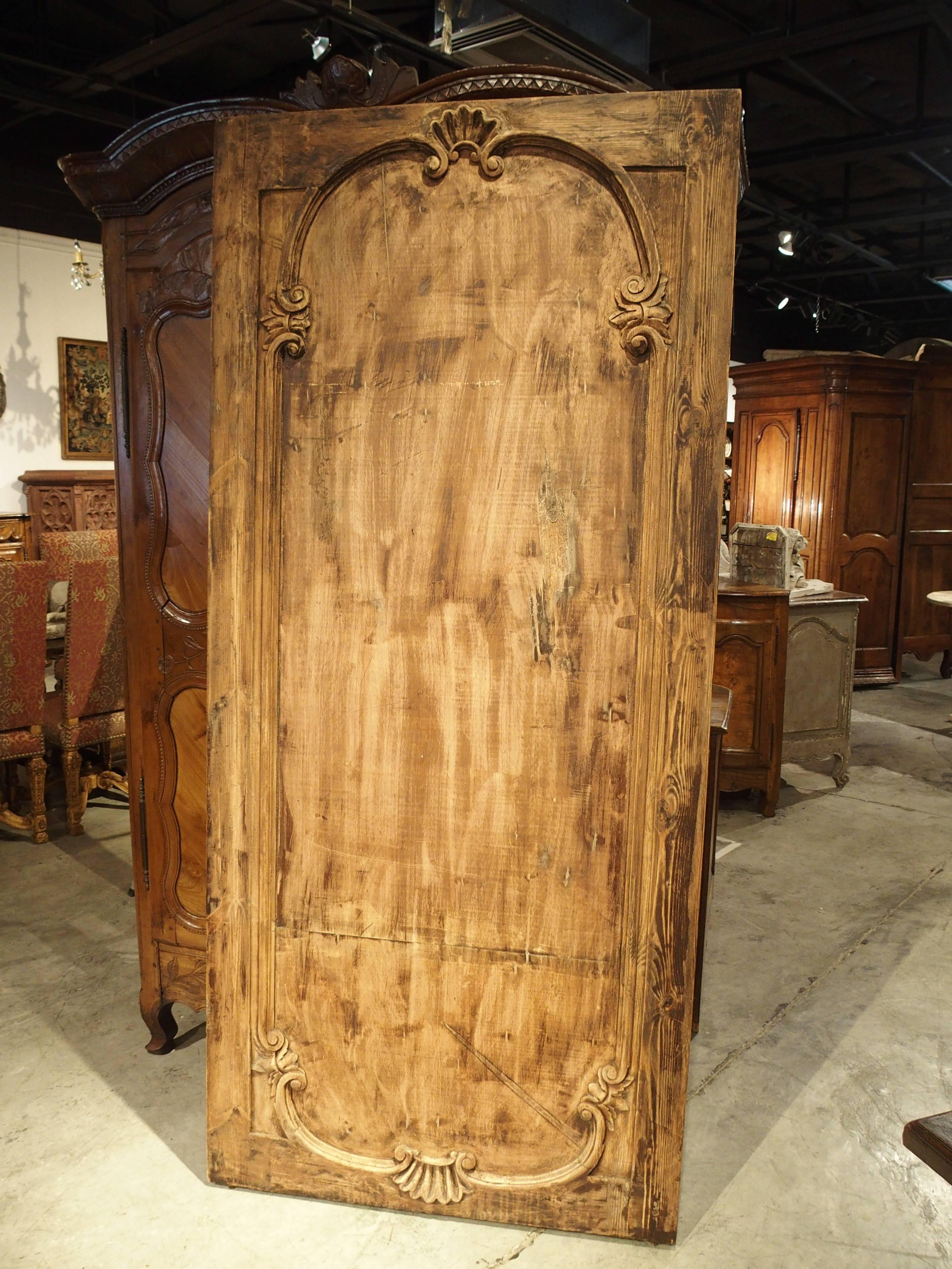 20th Century Large Louis XVI Style Carved Door or Panel from France