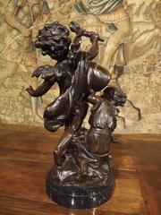 Cast Bronze Statue of Eros, Signed A. Moreau