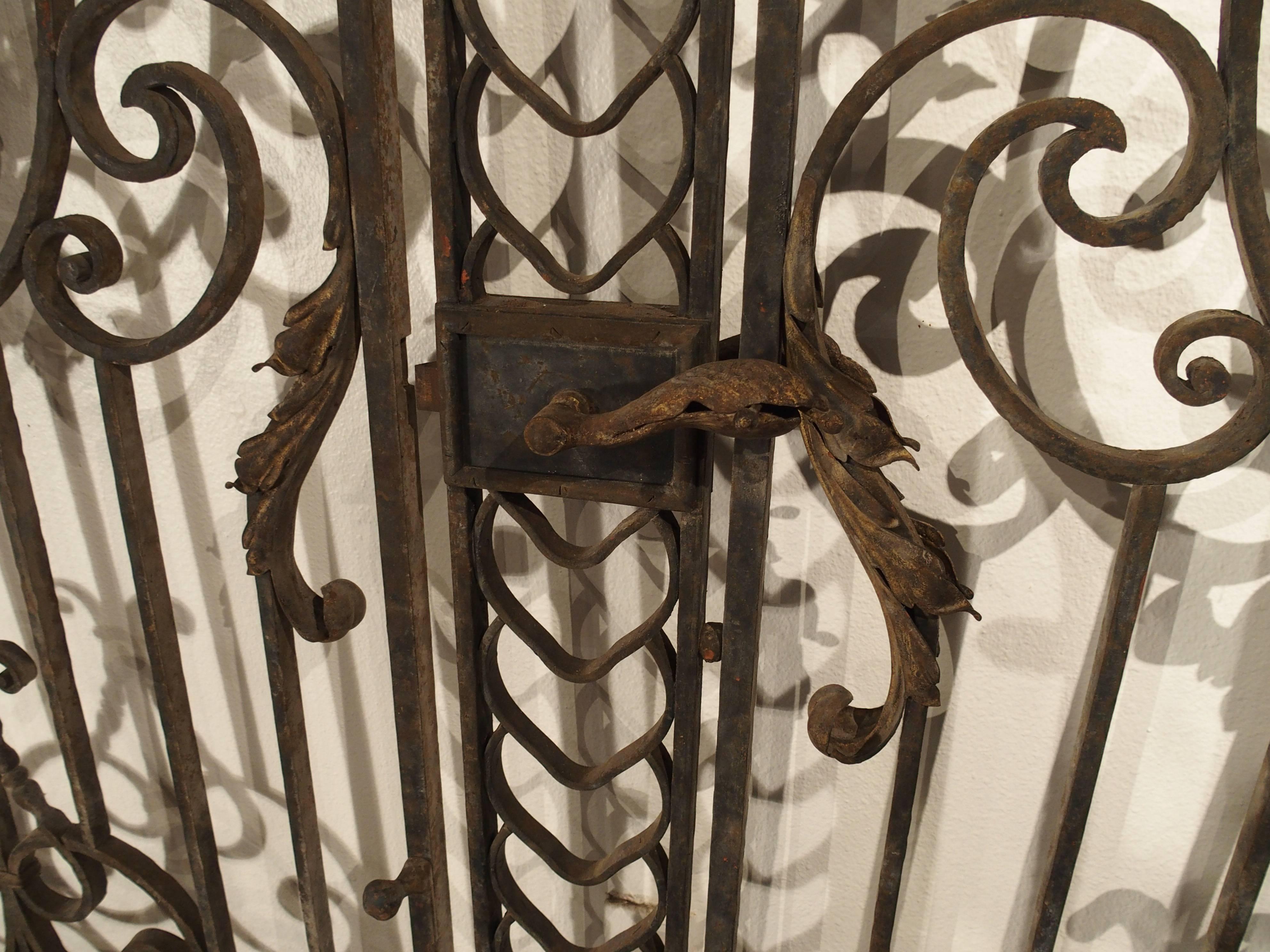 Iron Pair of Magnificent 18th Century French Chateau Gates