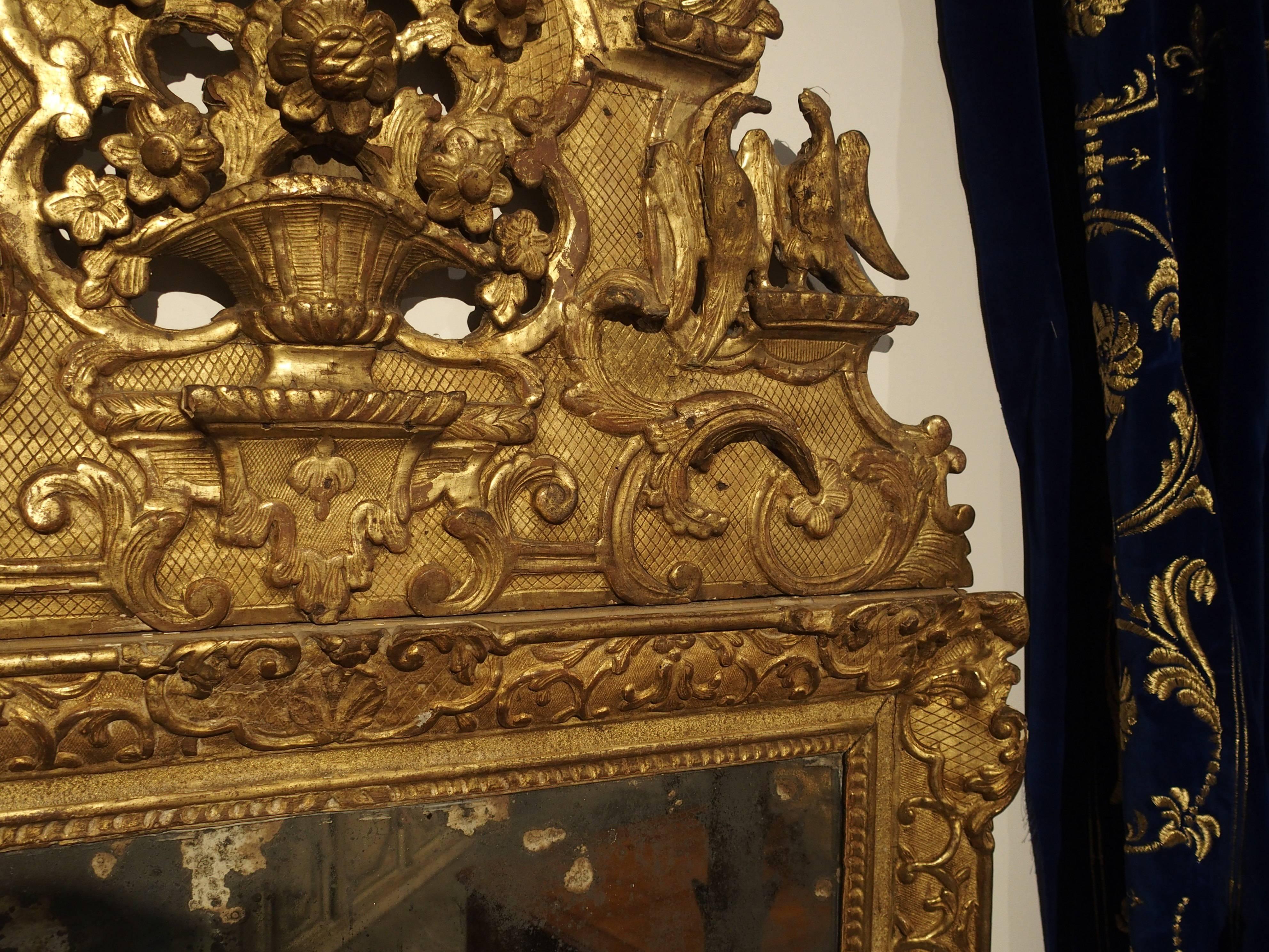 Period Louis XIV Giltwood Mirror, circa 1700, Provence 2