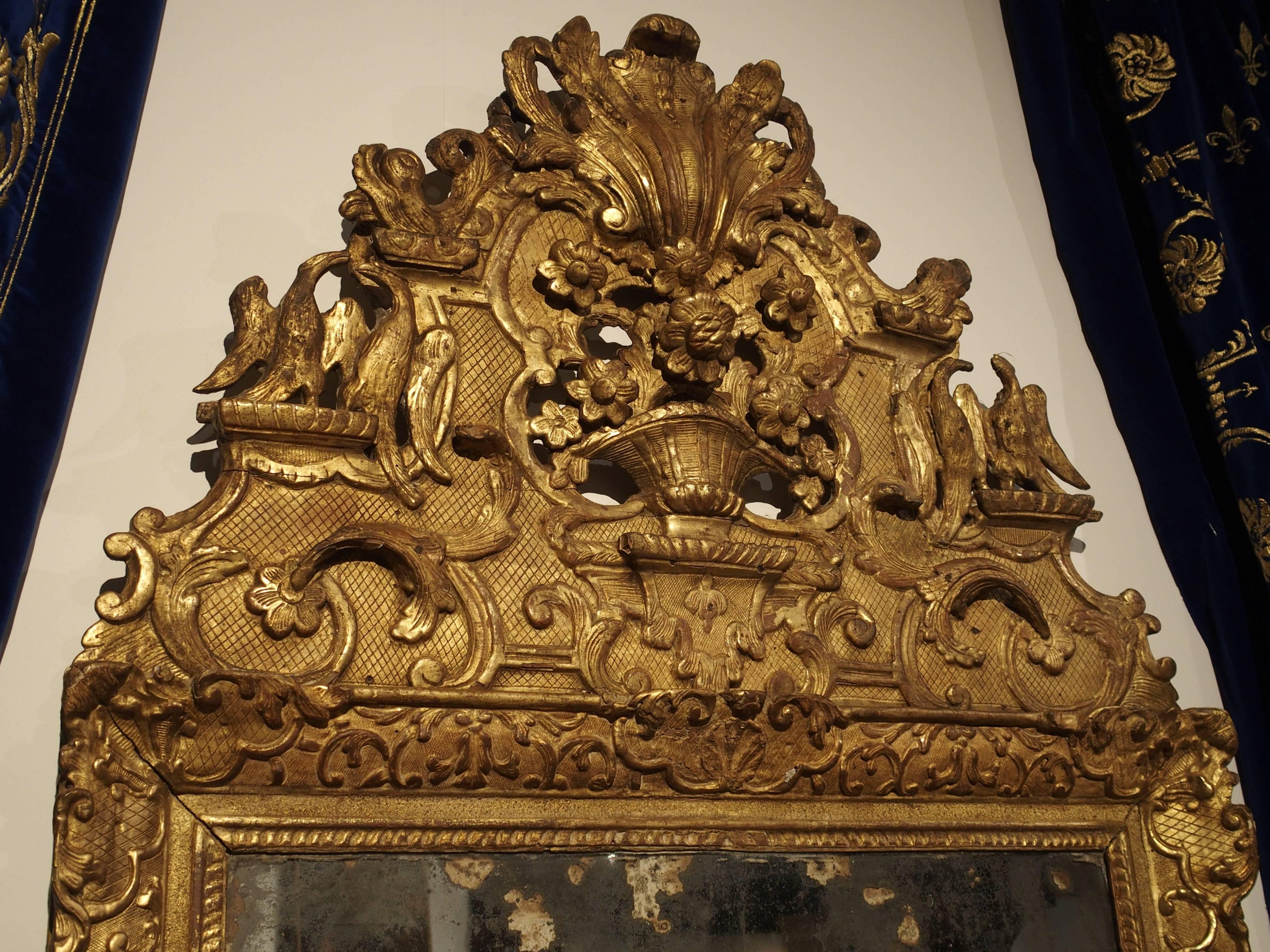 Period Louis XIV Giltwood Mirror, circa 1700, Provence 3