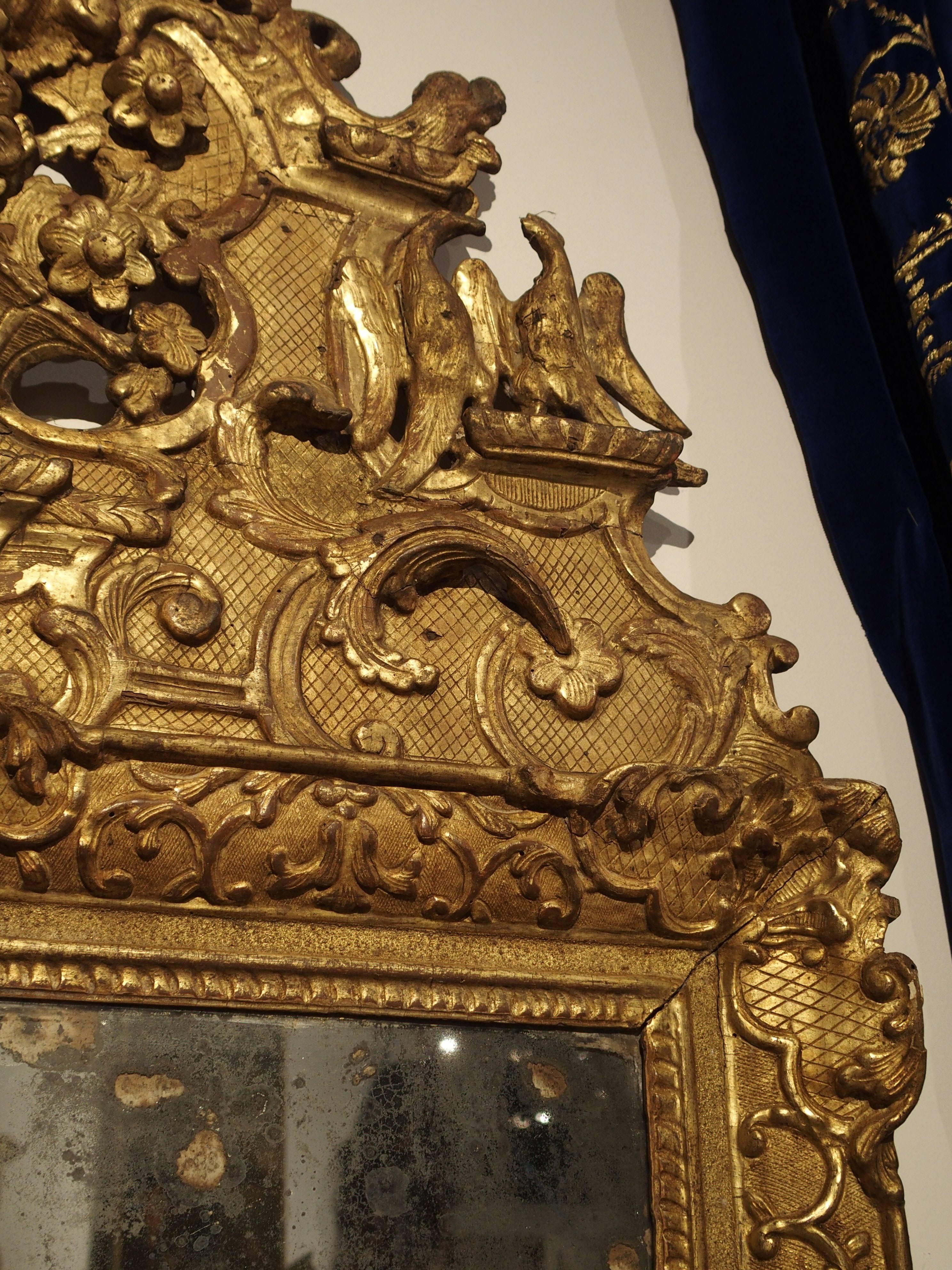 Period Louis XIV Giltwood Mirror, circa 1700, Provence 4