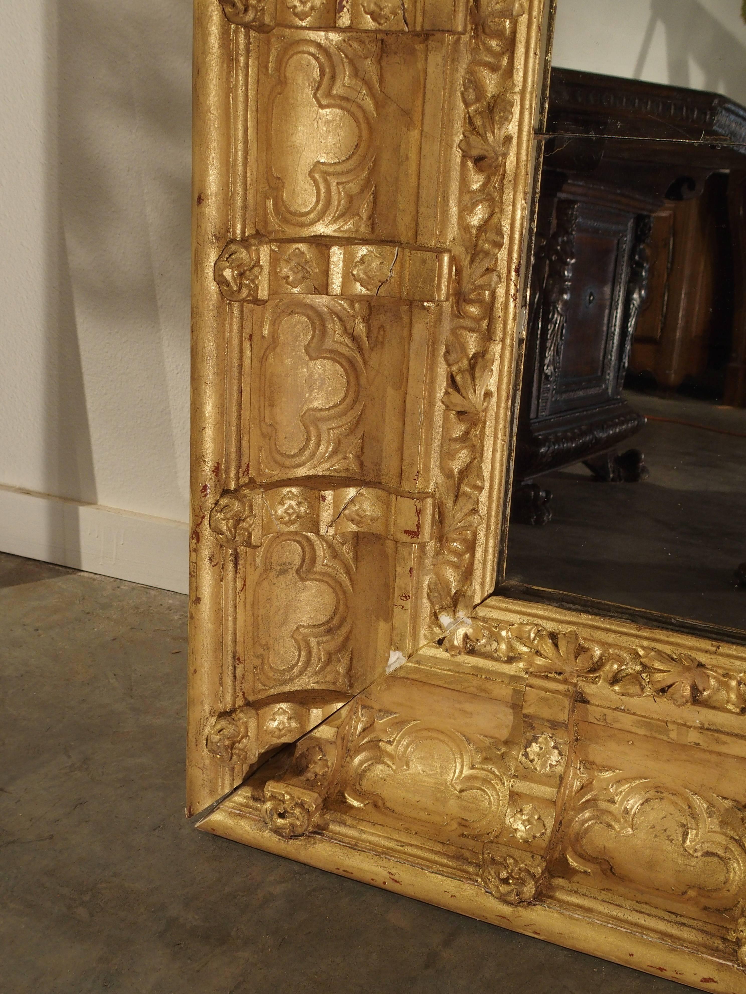 Massive Antique French Period Napoleon III Mirror 3