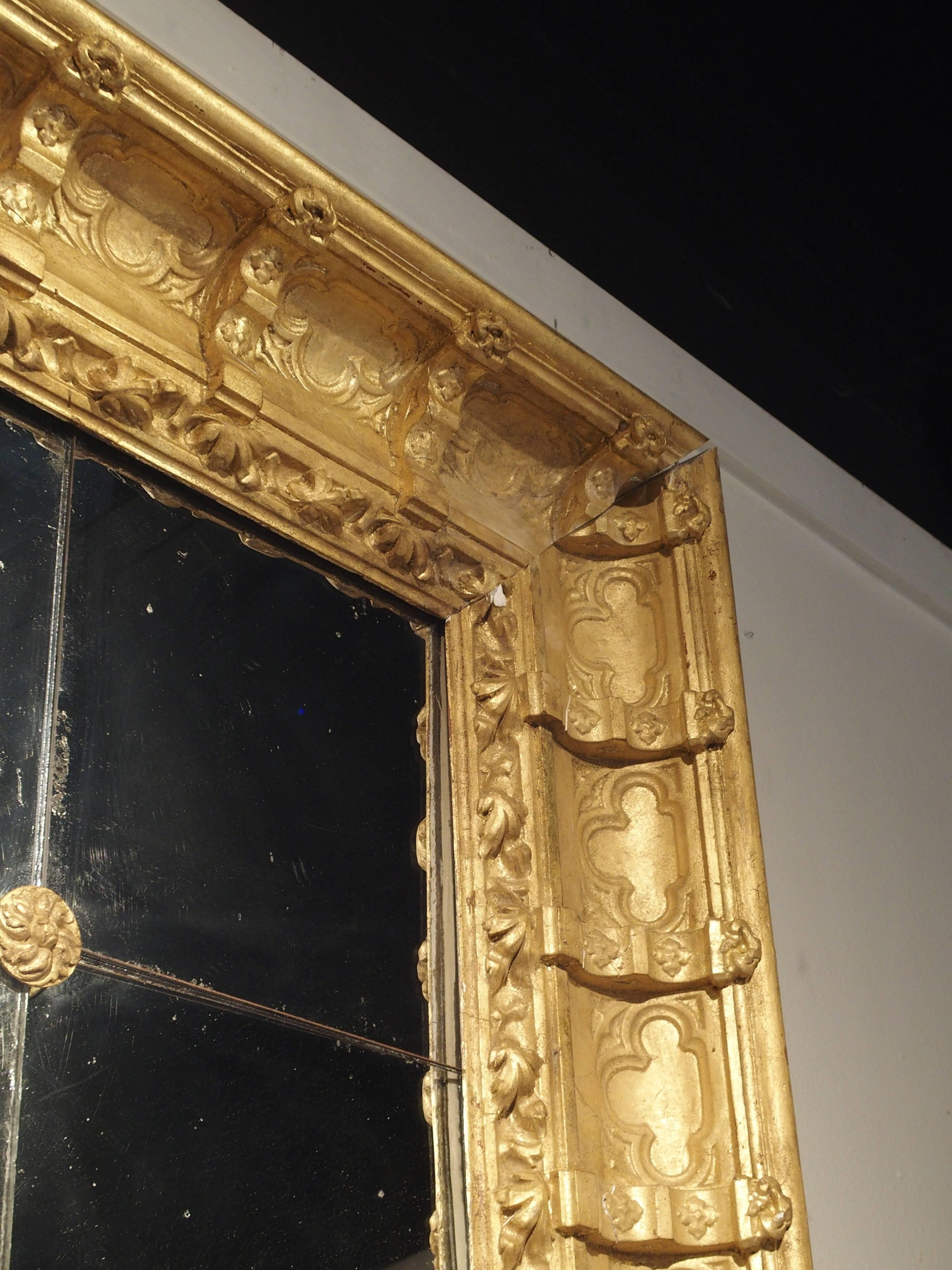 Massive Antique French Period Napoleon III Mirror 4