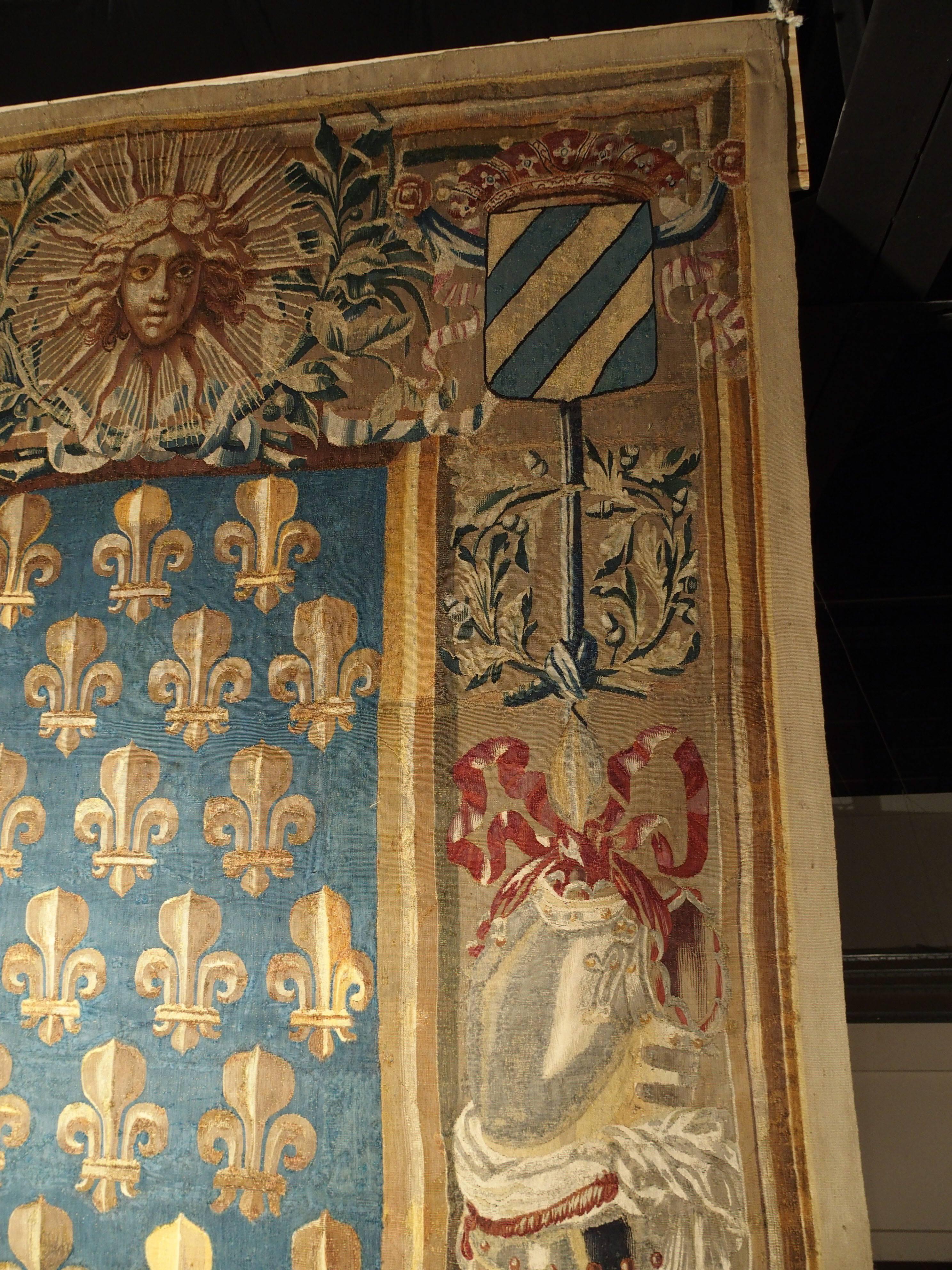 Important 18th Century Tapestry, Guillaume Wernier, Lille, France, circa 1725 1