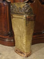 19th Century Brass and Copper French Umbrella Holder