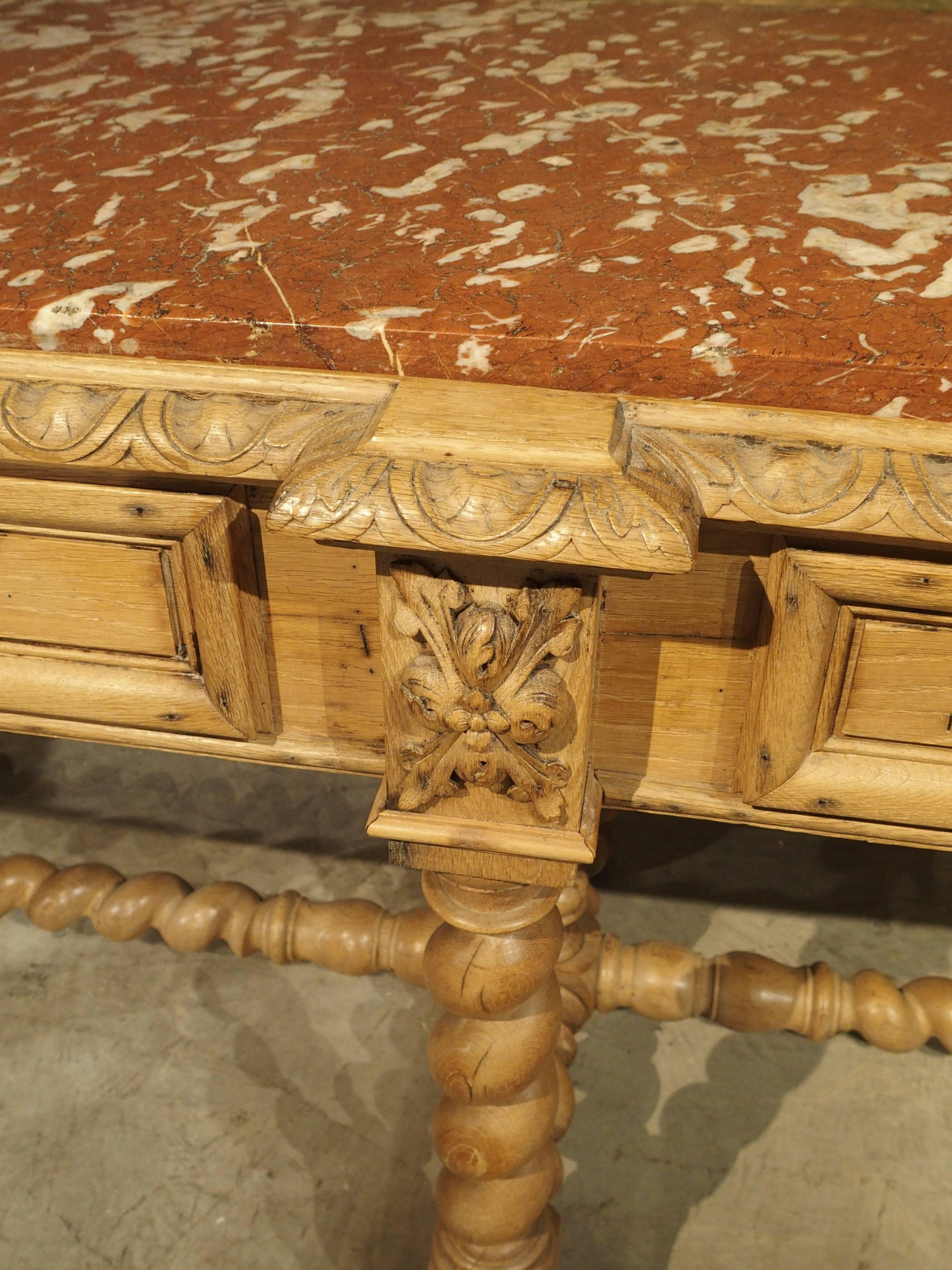 antique french console table