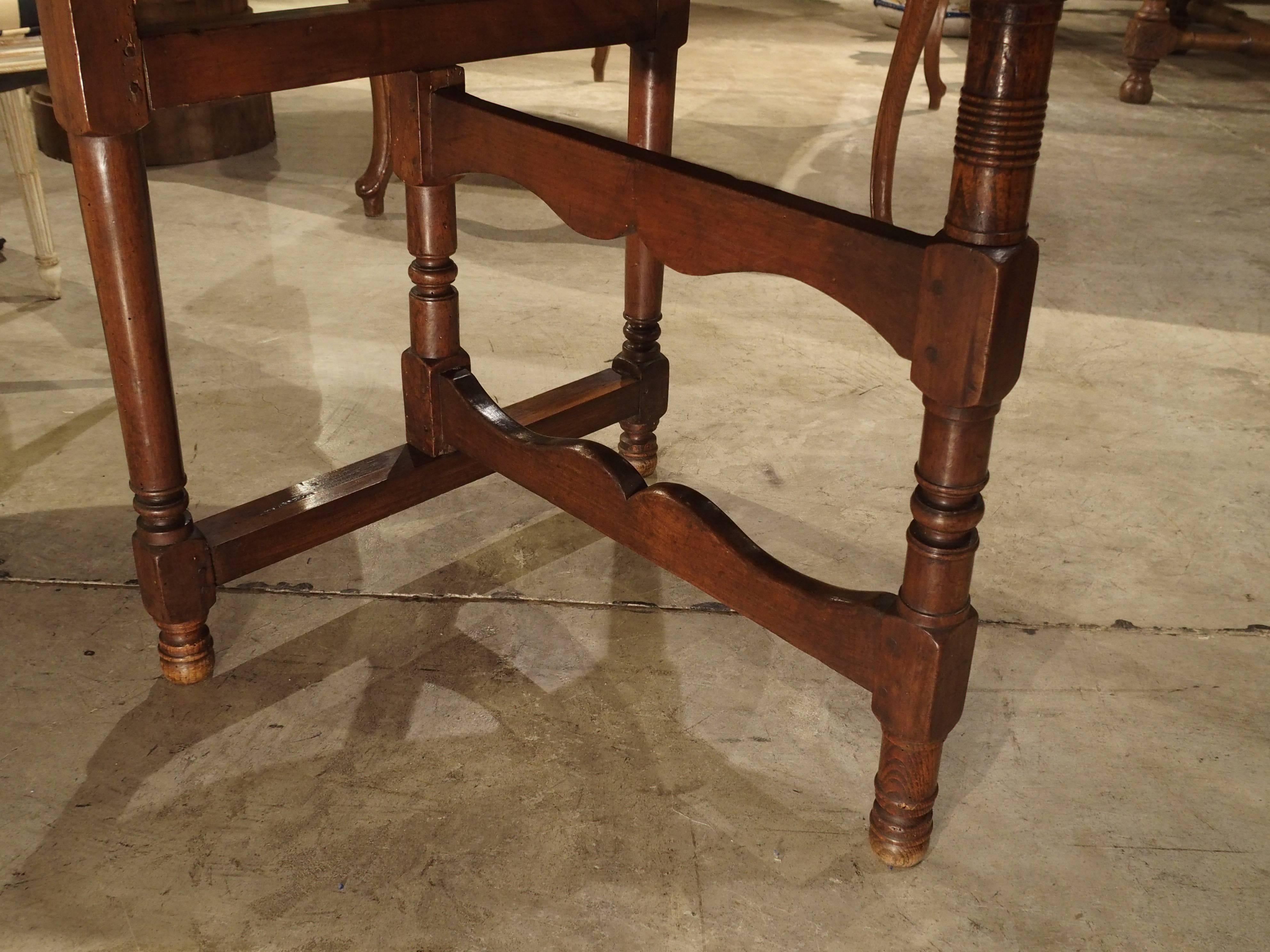 18th Century and Earlier Small 18th Century Walnut Side Table from France