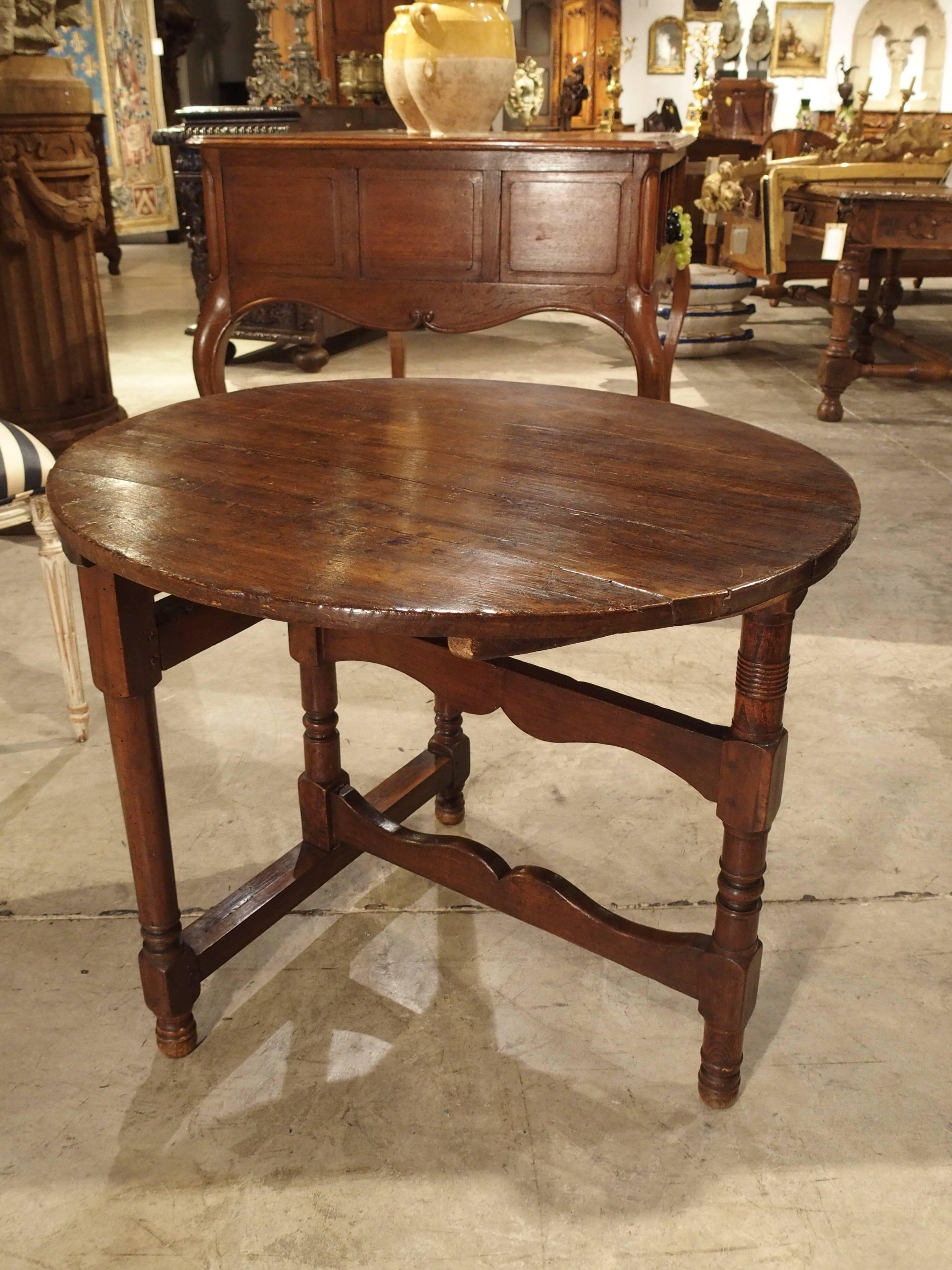 Small 18th Century Walnut Side Table from France 2