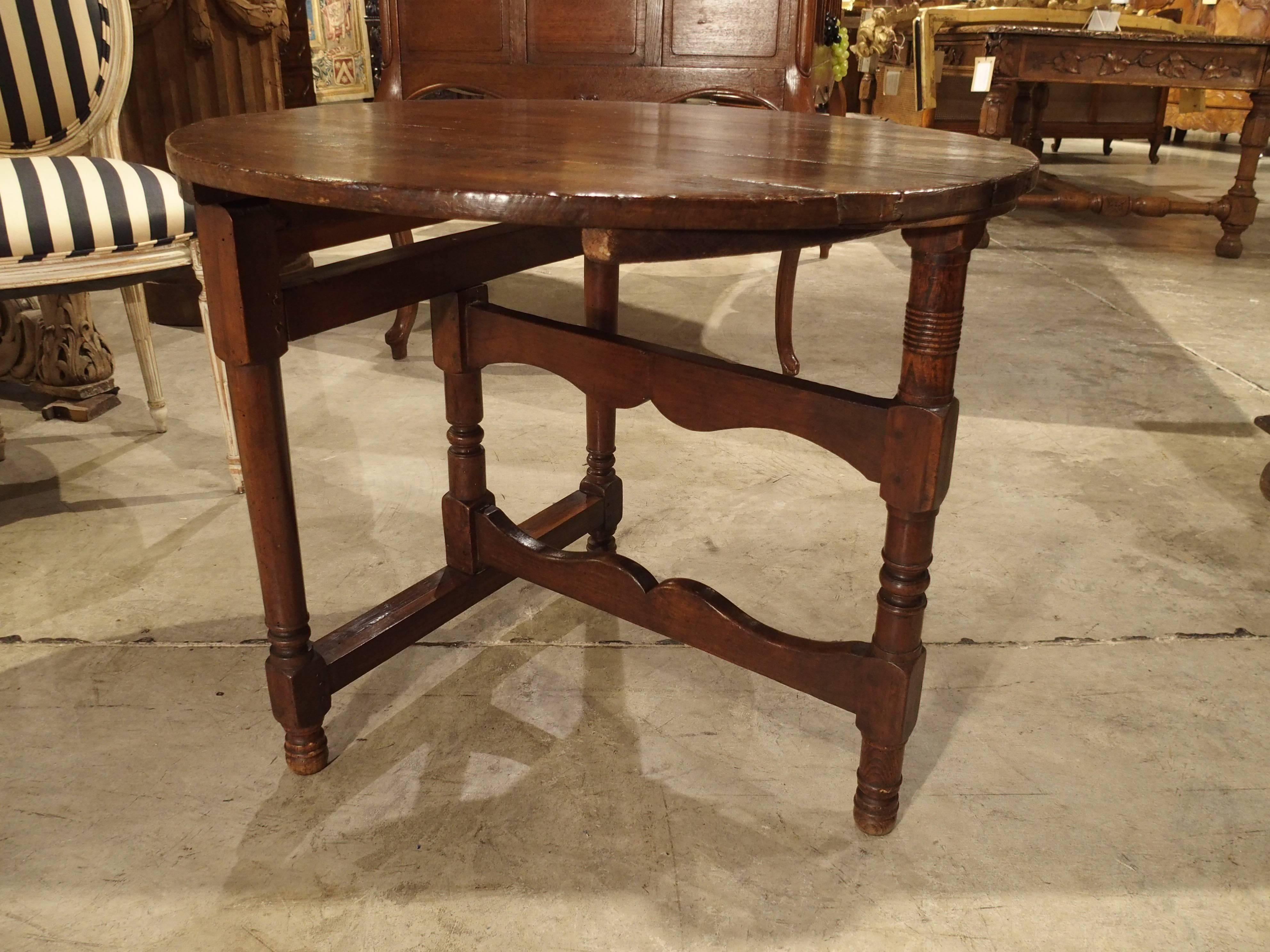 Small 18th Century Walnut Side Table from France 3