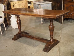 Antique Italian Walnut Console Table, Circa 1850