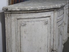 Ein Paar großer antiker französischer Buffets im Louis-XVI-Stil in Halbmondform, um 1900