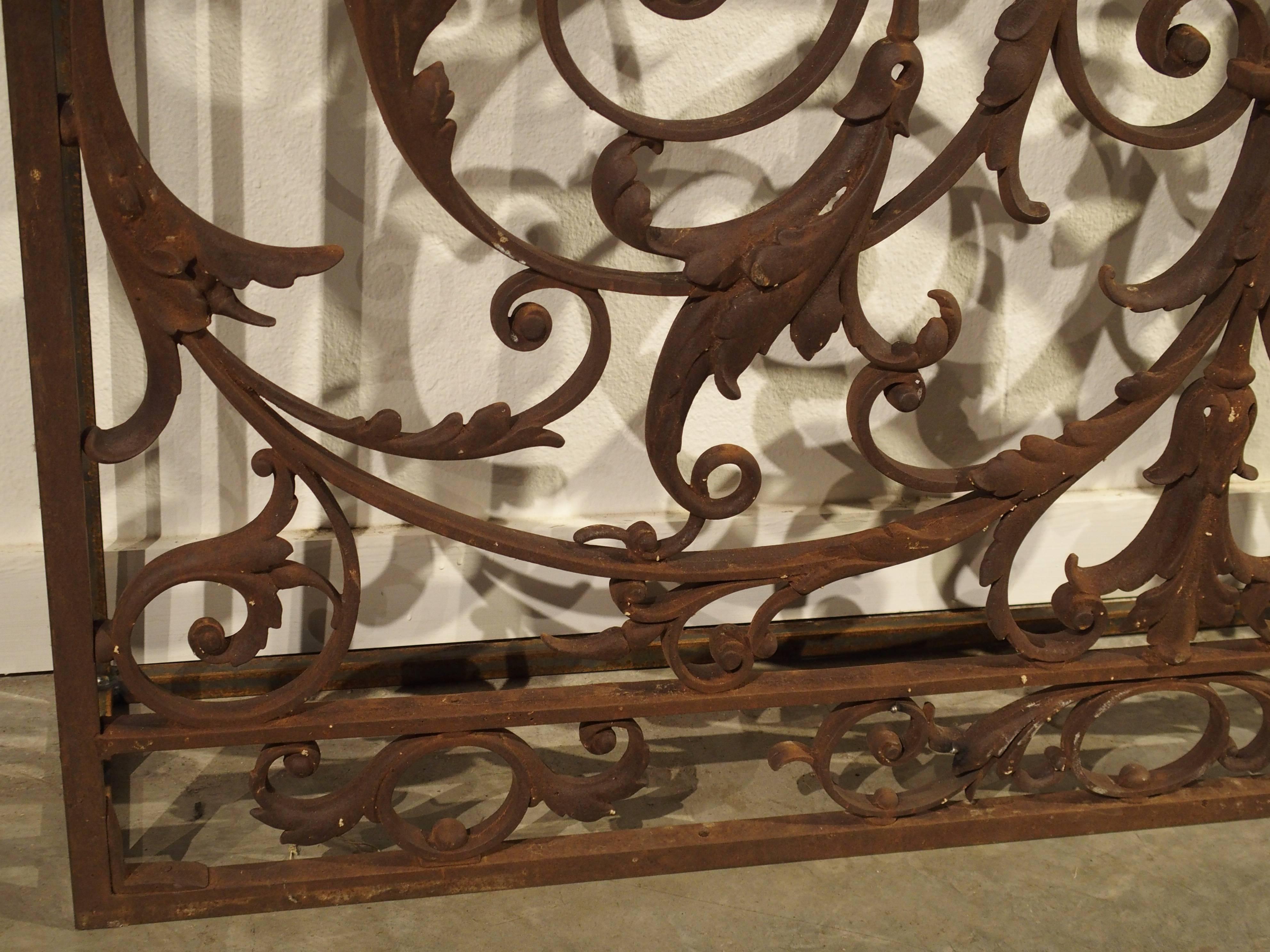 Antique Balcony Gate Console from France, 19th Century 1