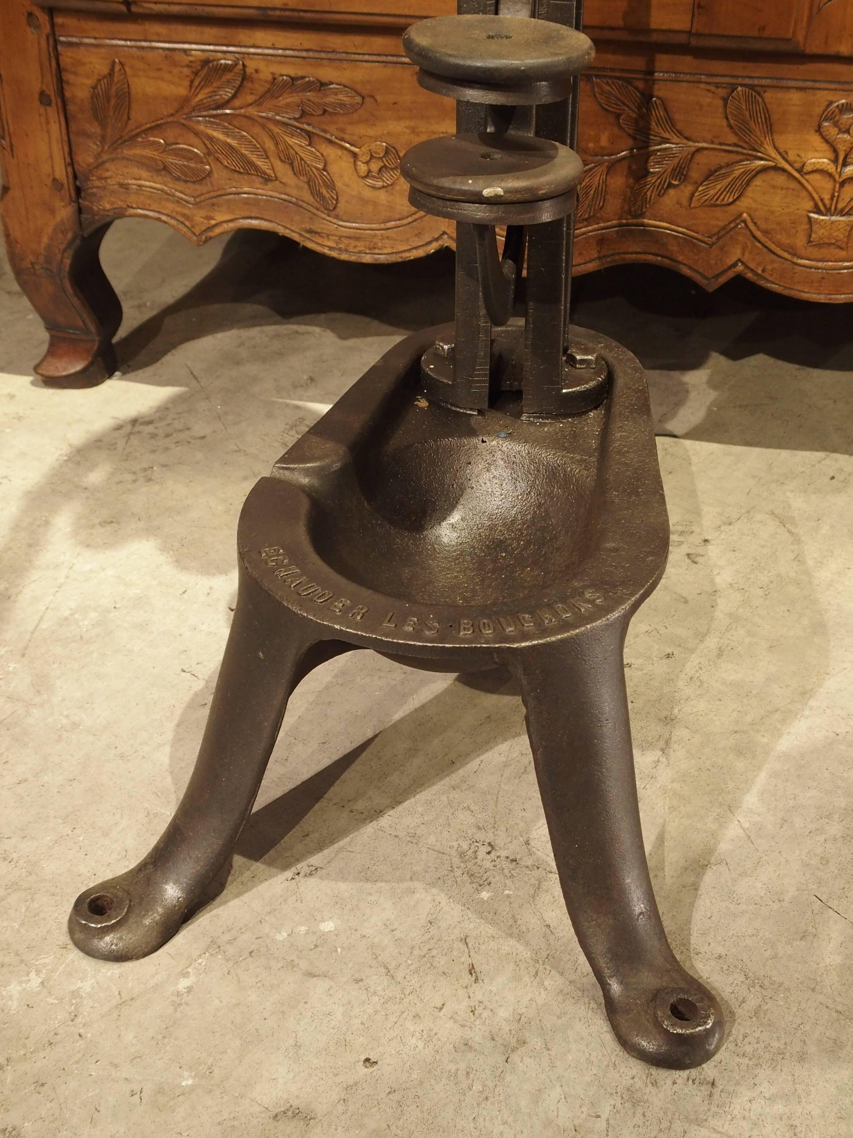 Early 20th Century Large Antique Wine Corker from France, 